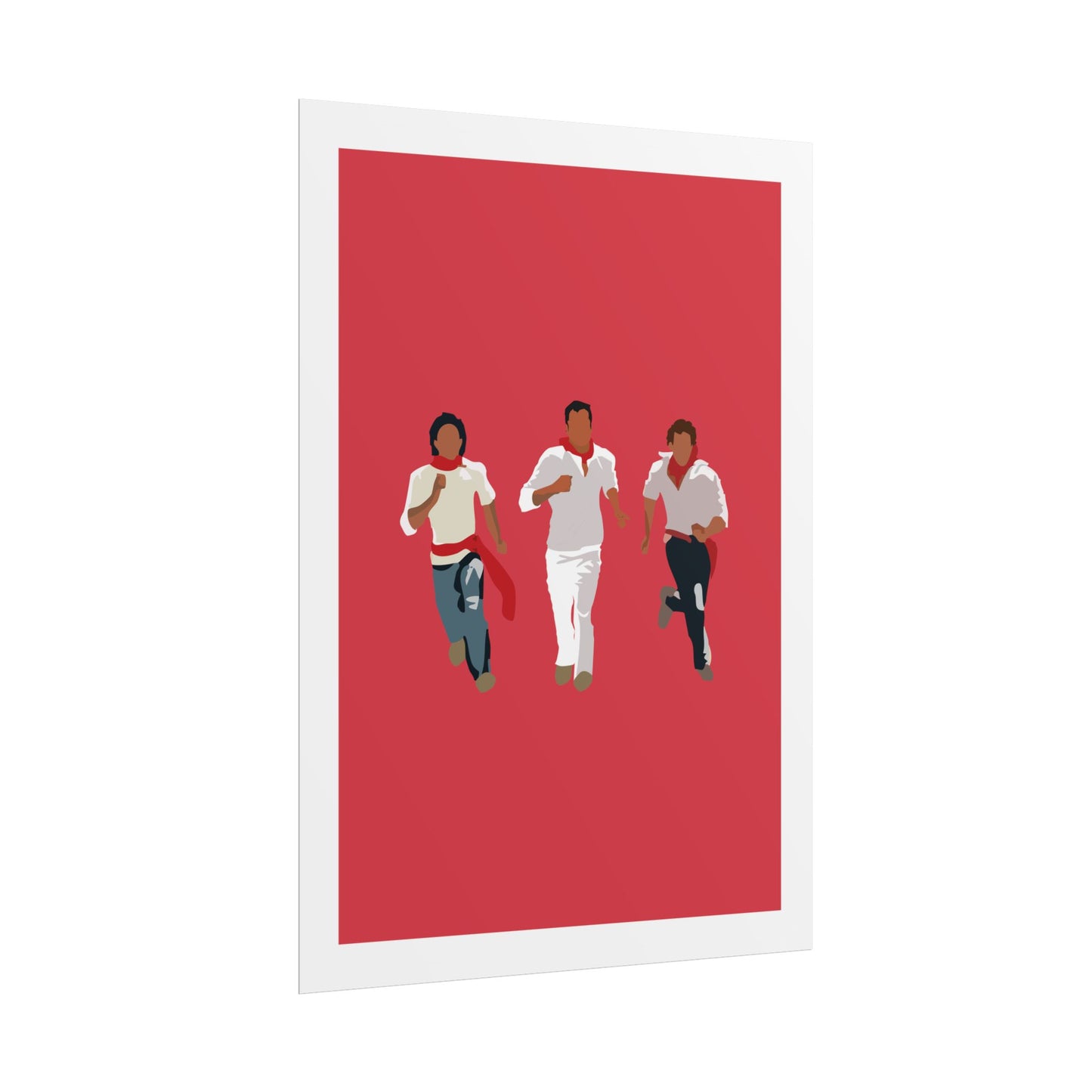 Zindagi Na Milegi Dobara - Rolled Poster - Running Figures Art for Home Decor