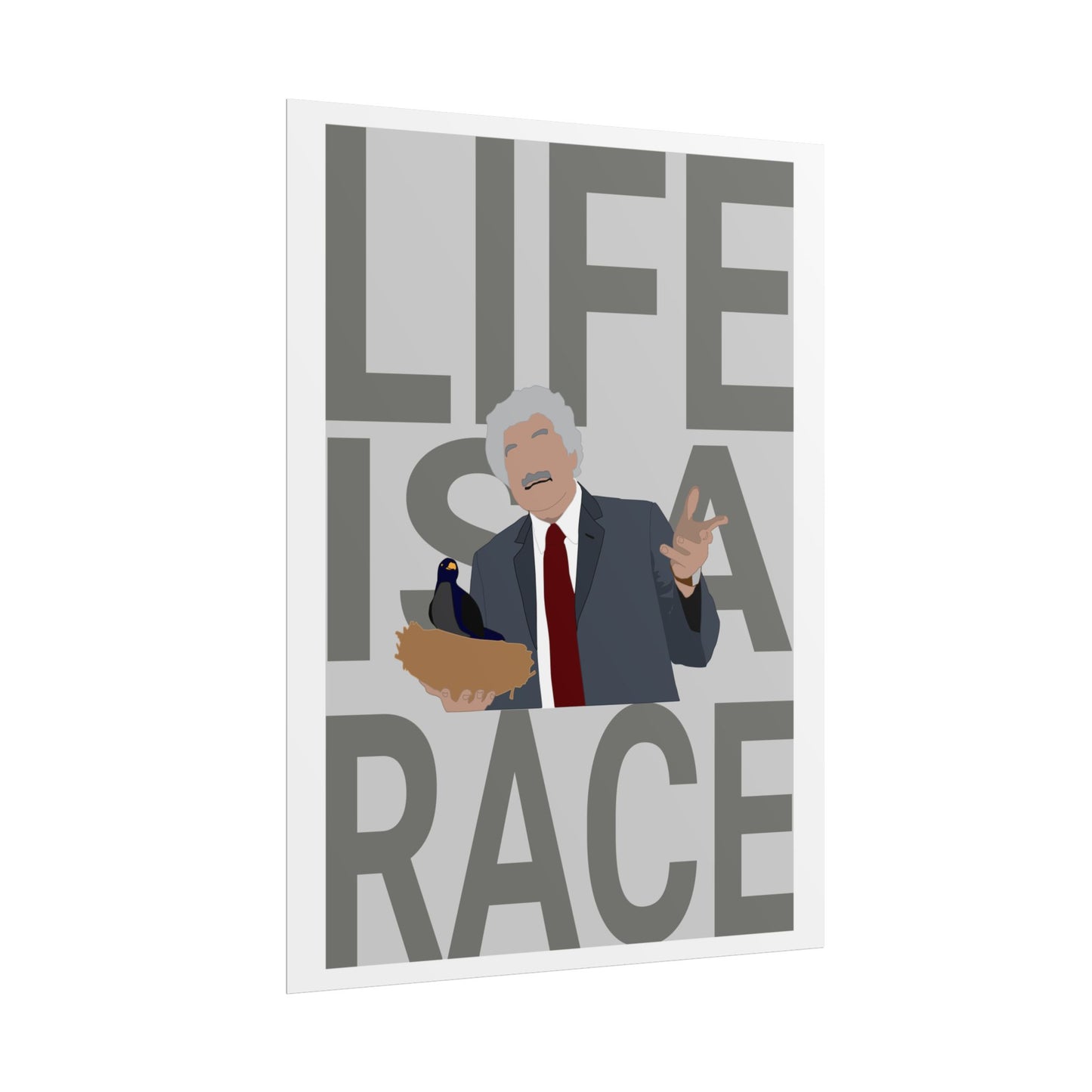 Rolled Posters - Life Is A Race - 3 Idiots