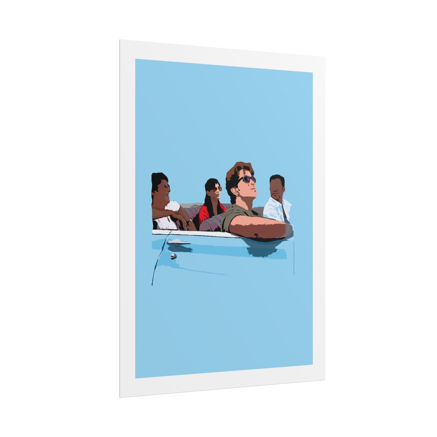 Zindagi Na Milegi Dobara - Retro Road Trip Rolled Poster - Vintage Vibes for Home Decor