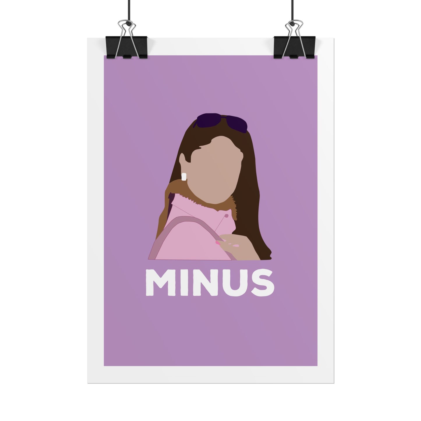 Kabhi Khushi Kabhi Gham - Kareena Kapoor - Chic Minimalist Rolled Poster - "MINUS" Design for Home Decor