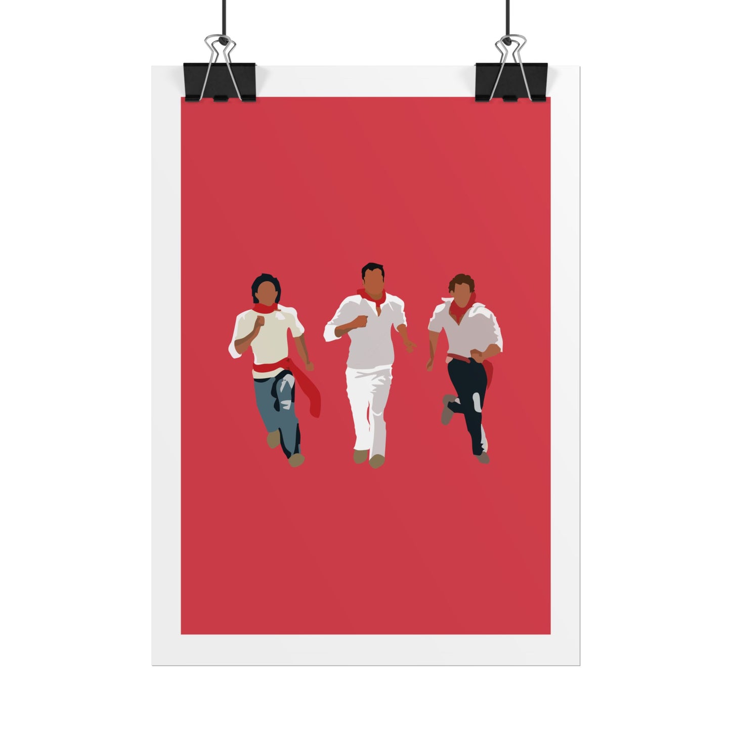 Zindagi Na Milegi Dobara - Rolled Poster - Running Figures Art for Home Decor