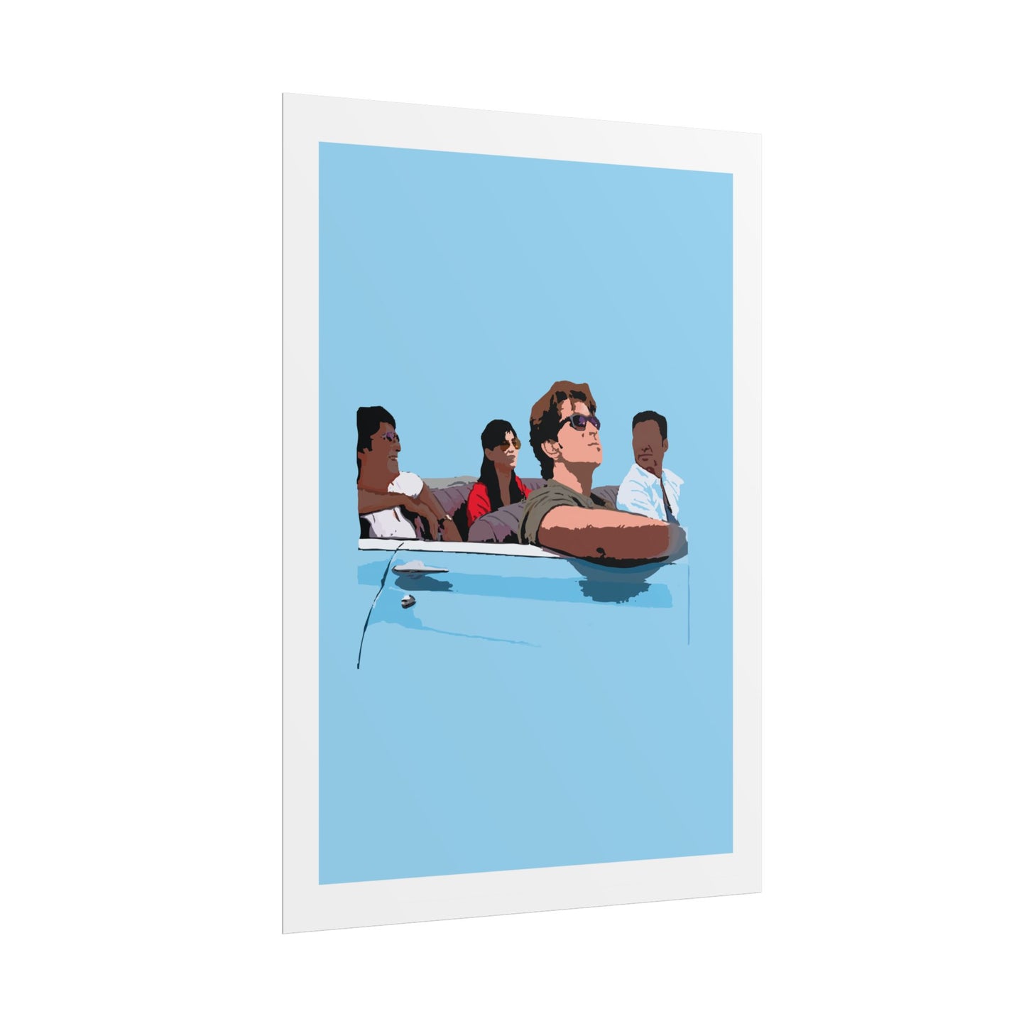 Zindagi Na Milegi Dobara - Retro Road Trip Rolled Poster - Vintage Vibes for Home Decor