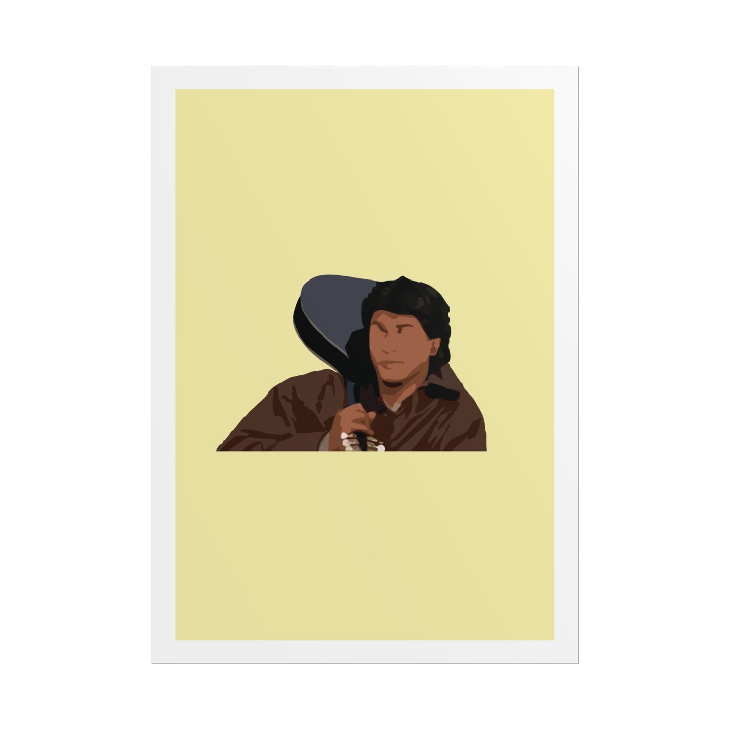 Rolled Poster - Vintage Art Print - Shah Rukh Khan - Dilwale Dulhania Le Jayenge