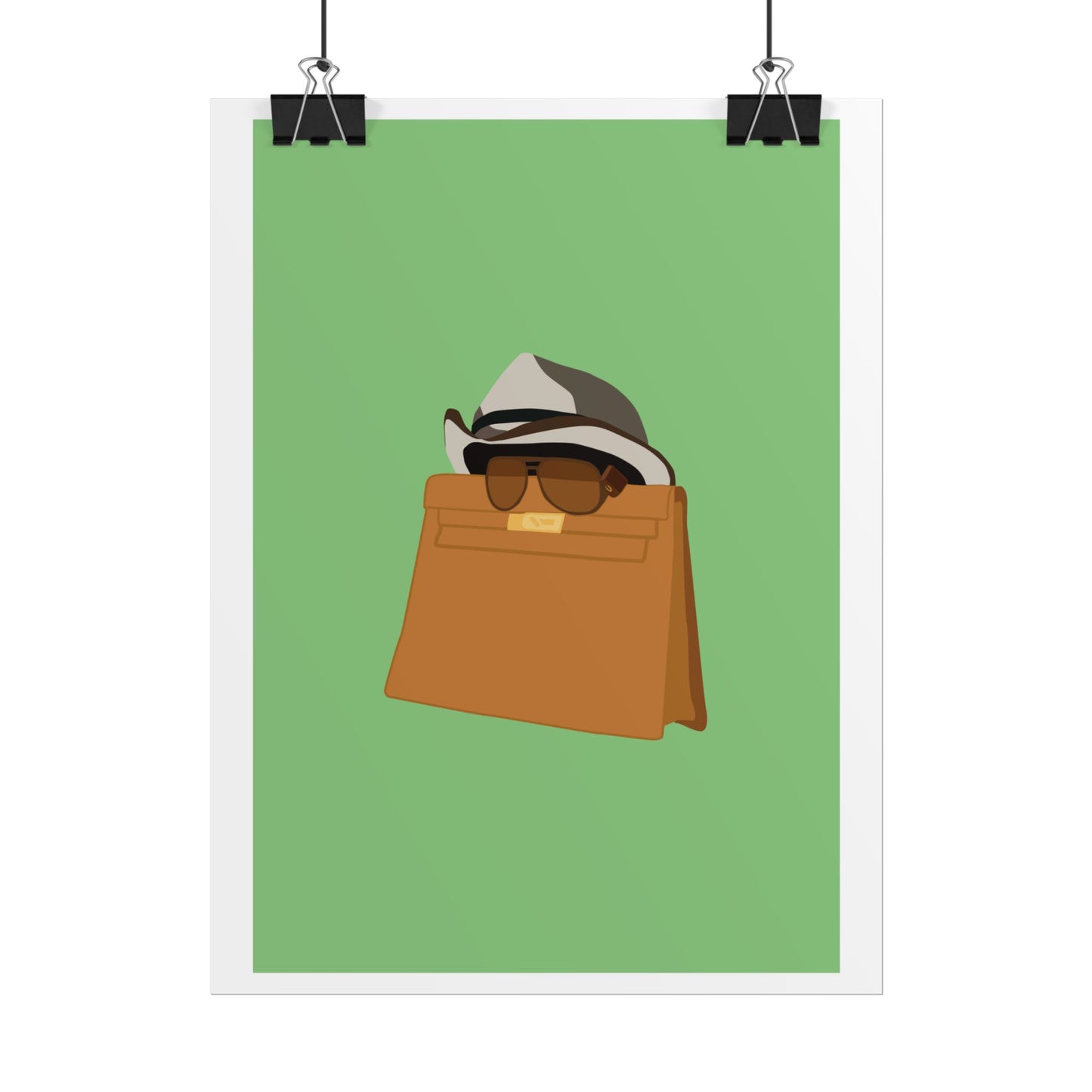 Zindagi Na Milegi Dobara - Bagwati - Stylish Wall Art Poster - Trendy Sunglasses & Hat Design
