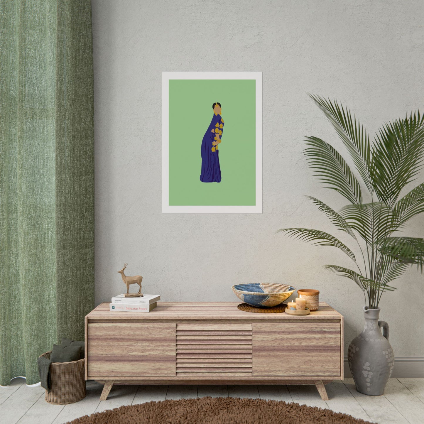 Hum Aapke Hai Kaun - Madhuri Dixit - Art Rolled Poster - Modern Home Decor