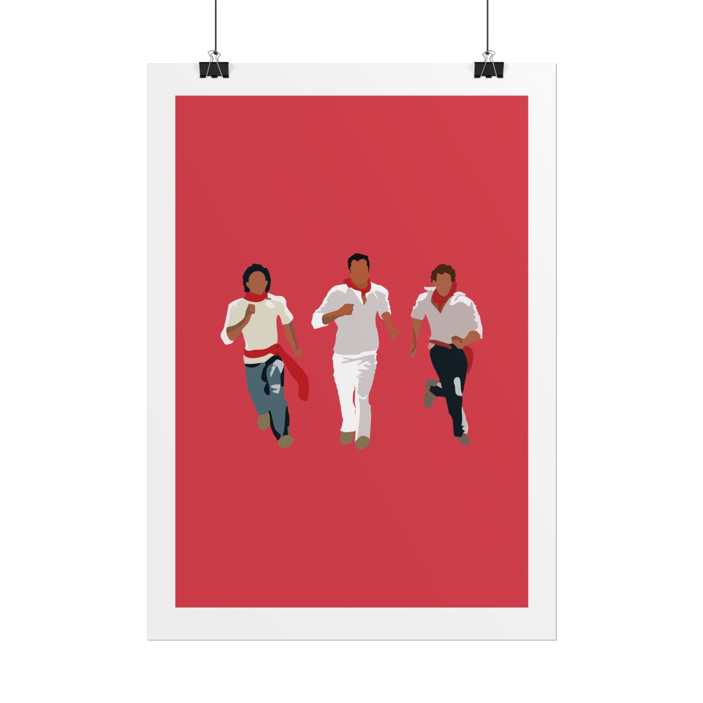 Zindagi Na Milegi Dobara - Rolled Poster - Running Figures Art for Home Decor