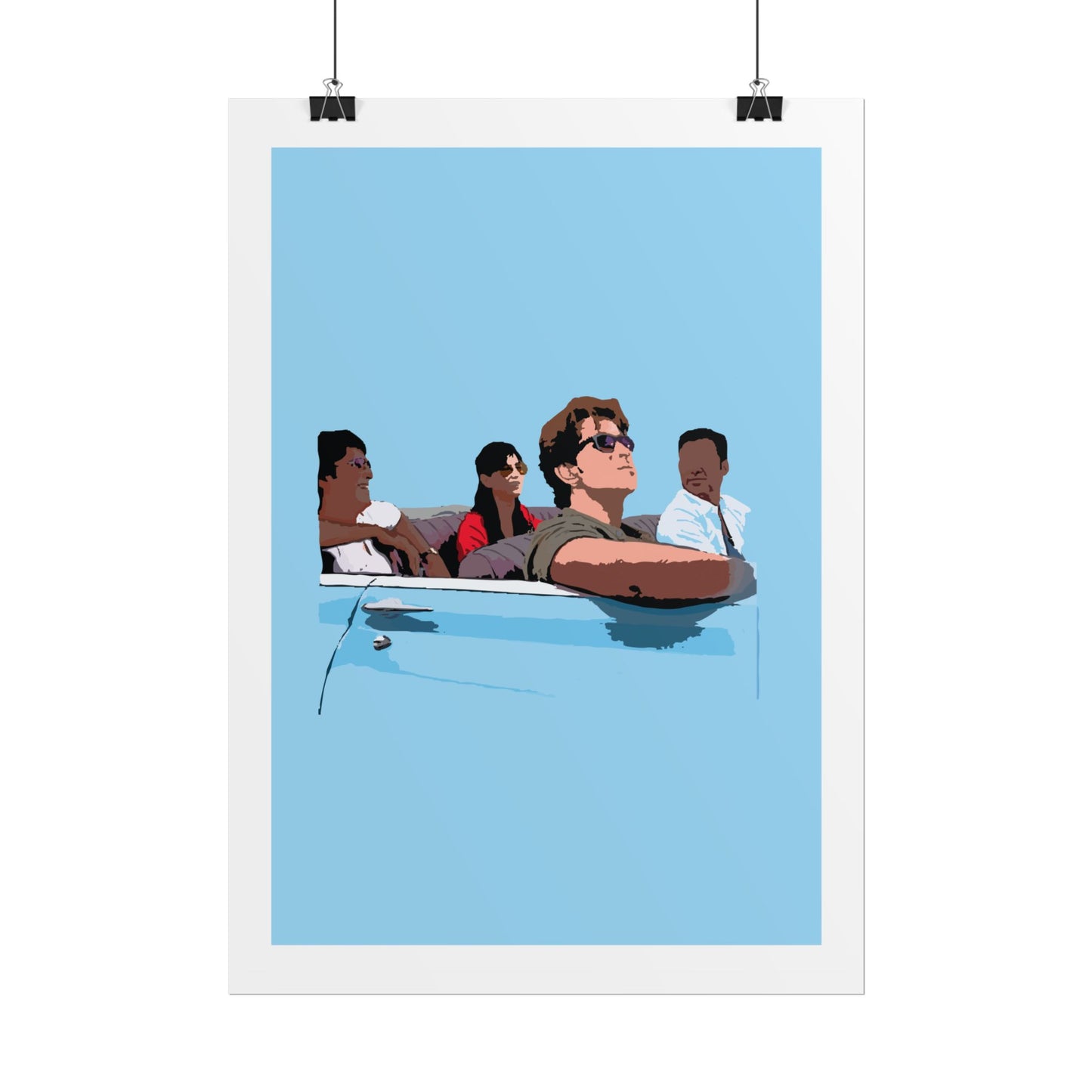 Zindagi Na Milegi Dobara - Retro Road Trip Rolled Poster - Vintage Vibes for Home Decor