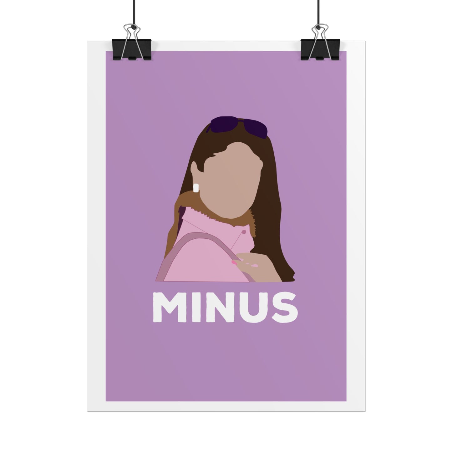 Kabhi Khushi Kabhi Gham - Kareena Kapoor - Chic Minimalist Rolled Poster - "MINUS" Design for Home Decor