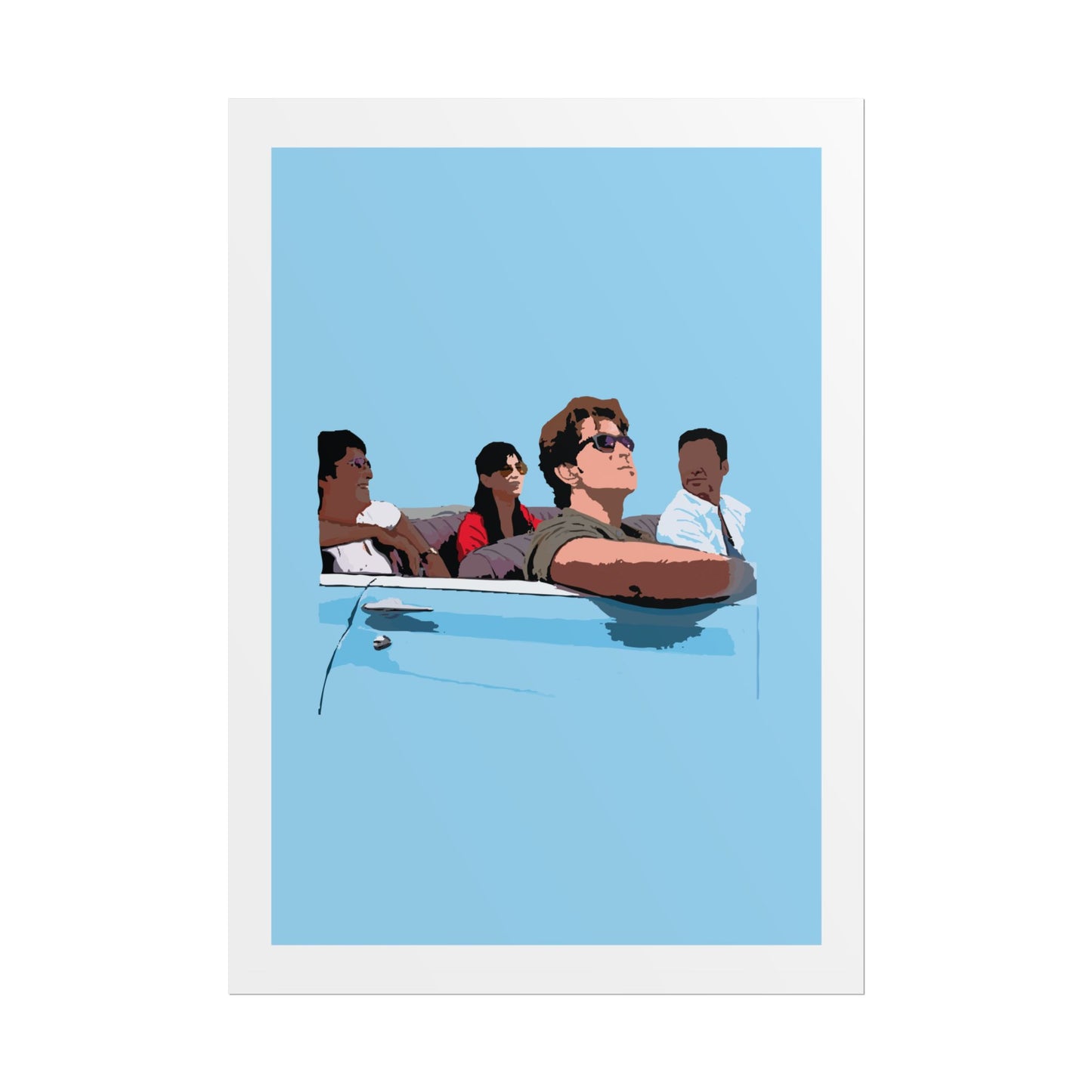 Zindagi Na Milegi Dobara - Retro Road Trip Rolled Poster - Vintage Vibes for Home Decor