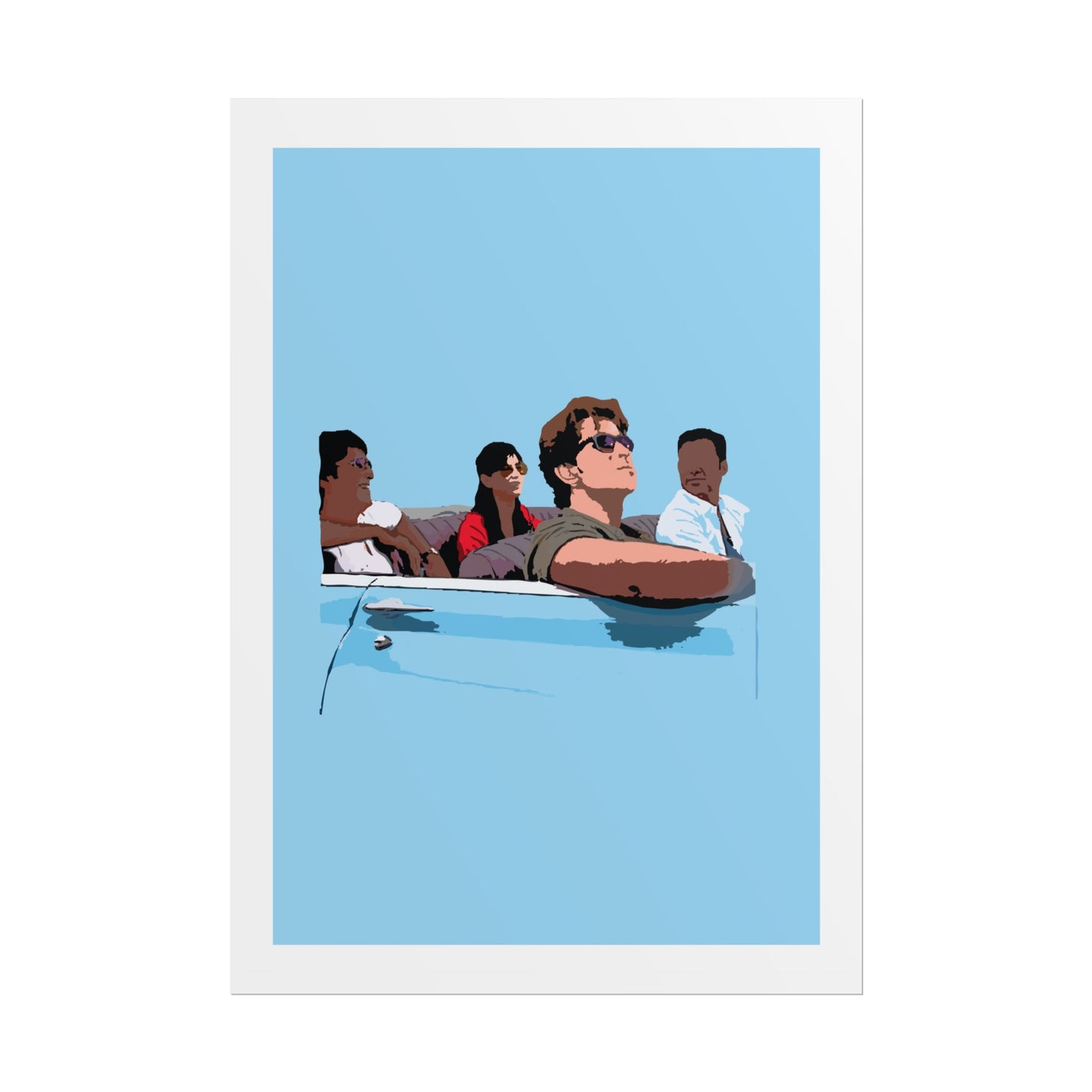 Zindagi Na Milegi Dobara - Retro Road Trip Rolled Poster - Vintage Vibes for Home Decor