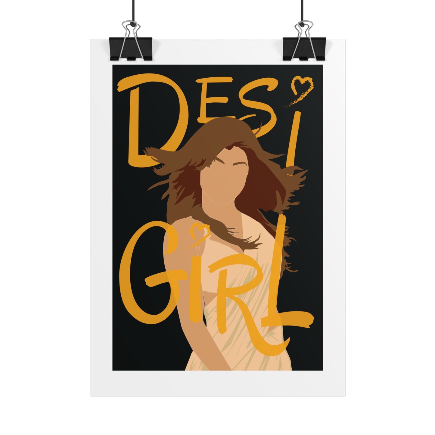 Desi Girl - Priyanka Chopra - Rolled Poster | Vibrant Wall Art for Culture Lovers