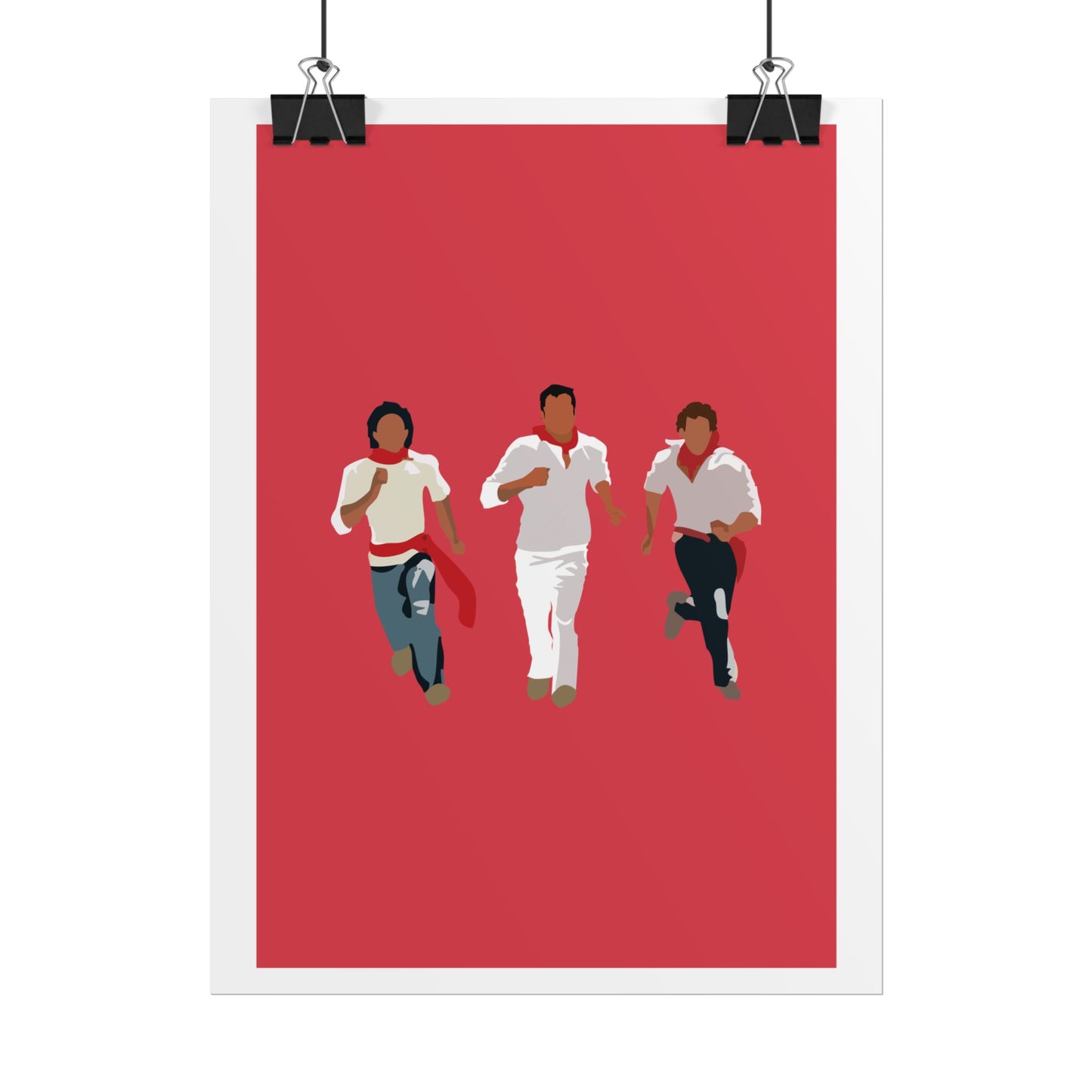 Zindagi Na Milegi Dobara - Rolled Poster - Running Figures Art for Home Decor