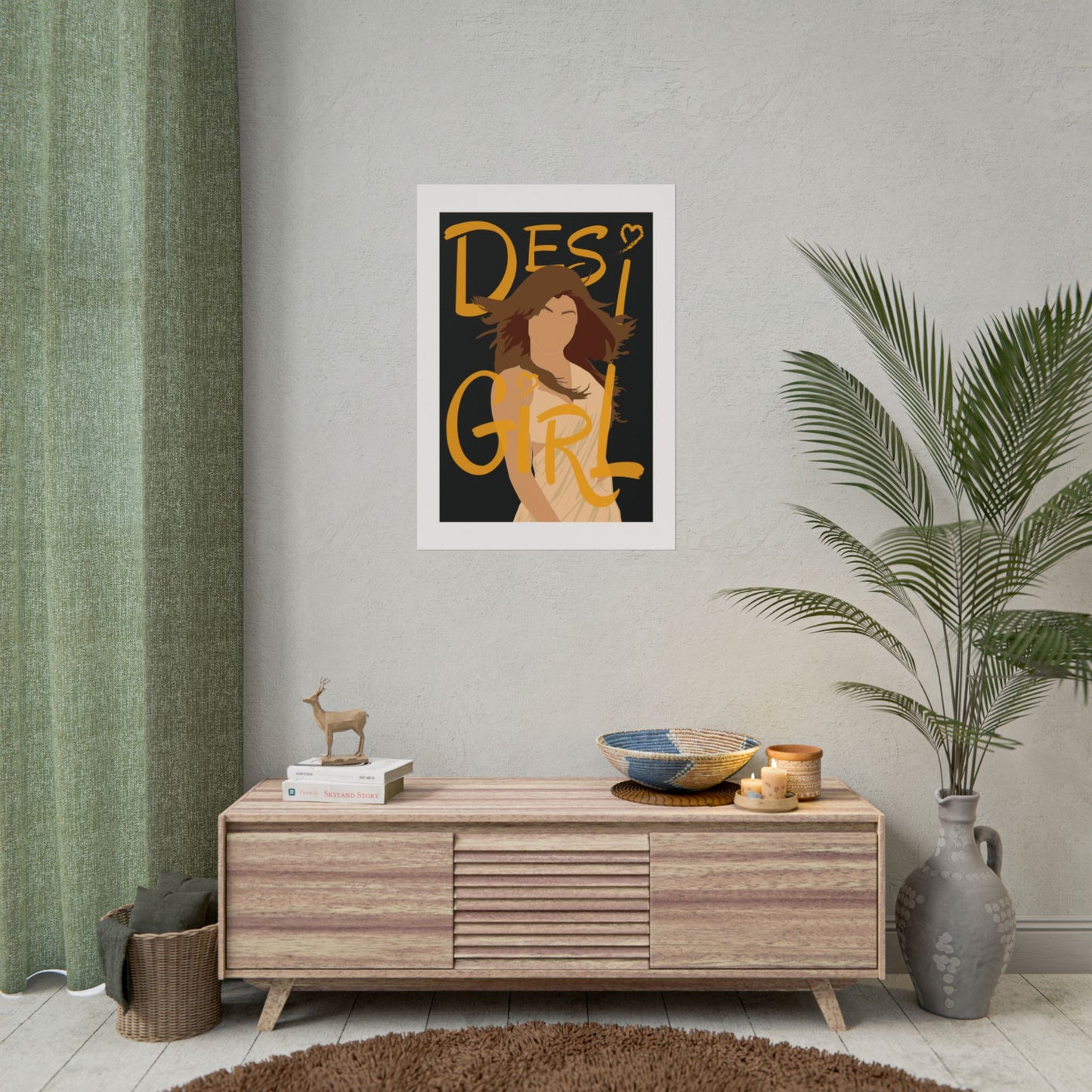 Desi Girl - Priyanka Chopra - Rolled Poster | Vibrant Wall Art for Culture Lovers