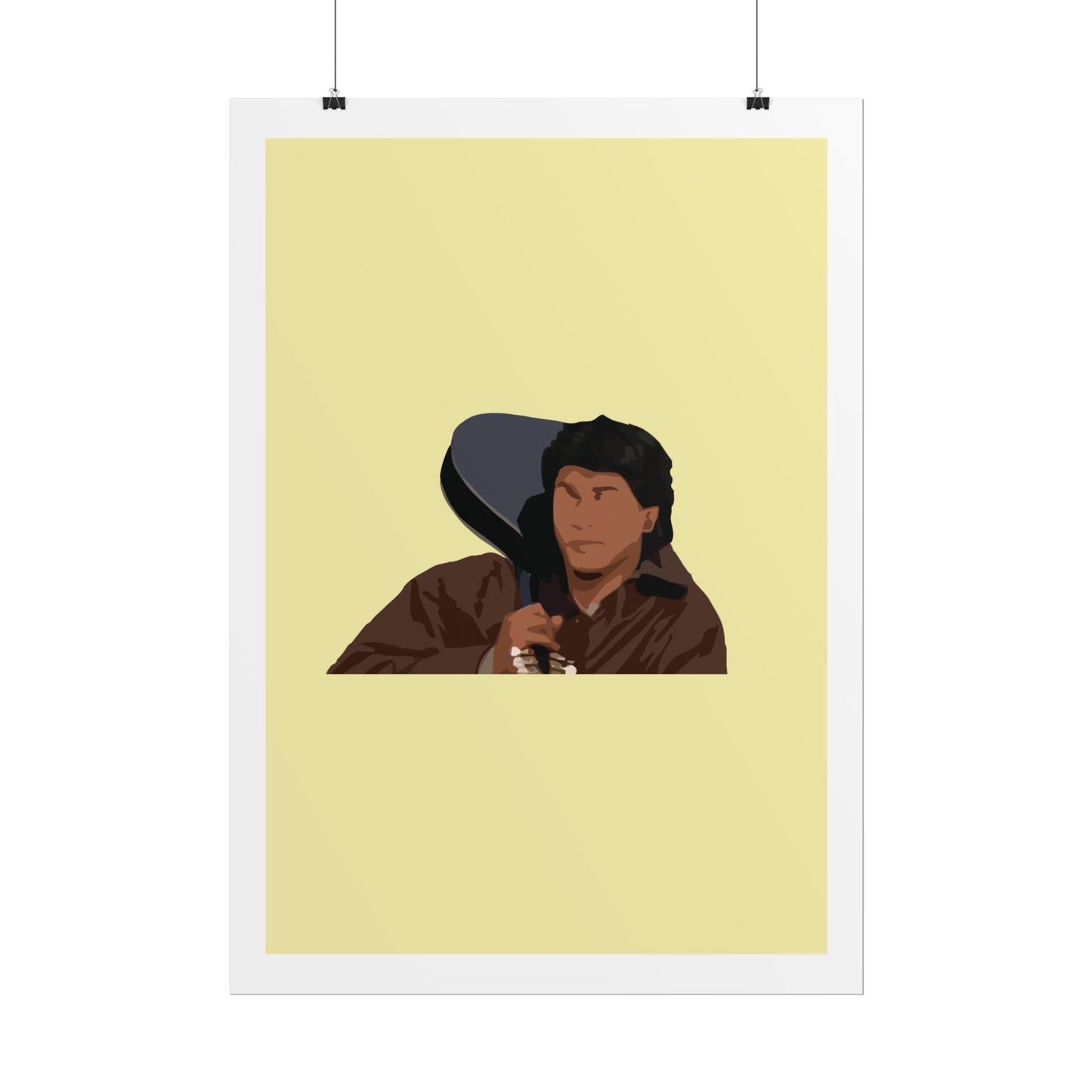 Rolled Poster - Vintage Art Print - Shah Rukh Khan - Dilwale Dulhania Le Jayenge