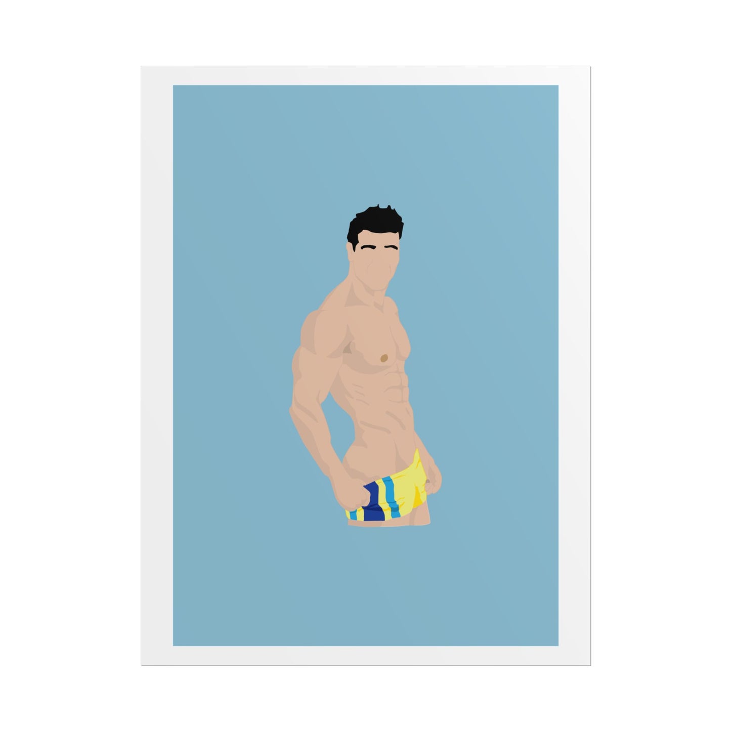 Fitness Art Rolled Poster - Dostana - John Abraham - Motivational Wall Decor for Gym Lovers