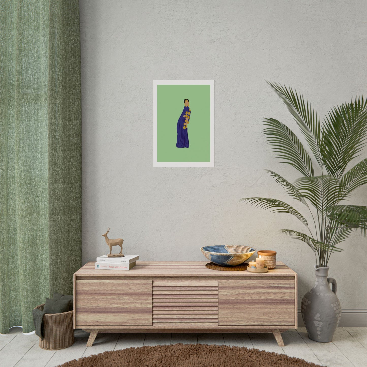 Hum Aapke Hai Kaun - Madhuri Dixit - Art Rolled Poster - Modern Home Decor