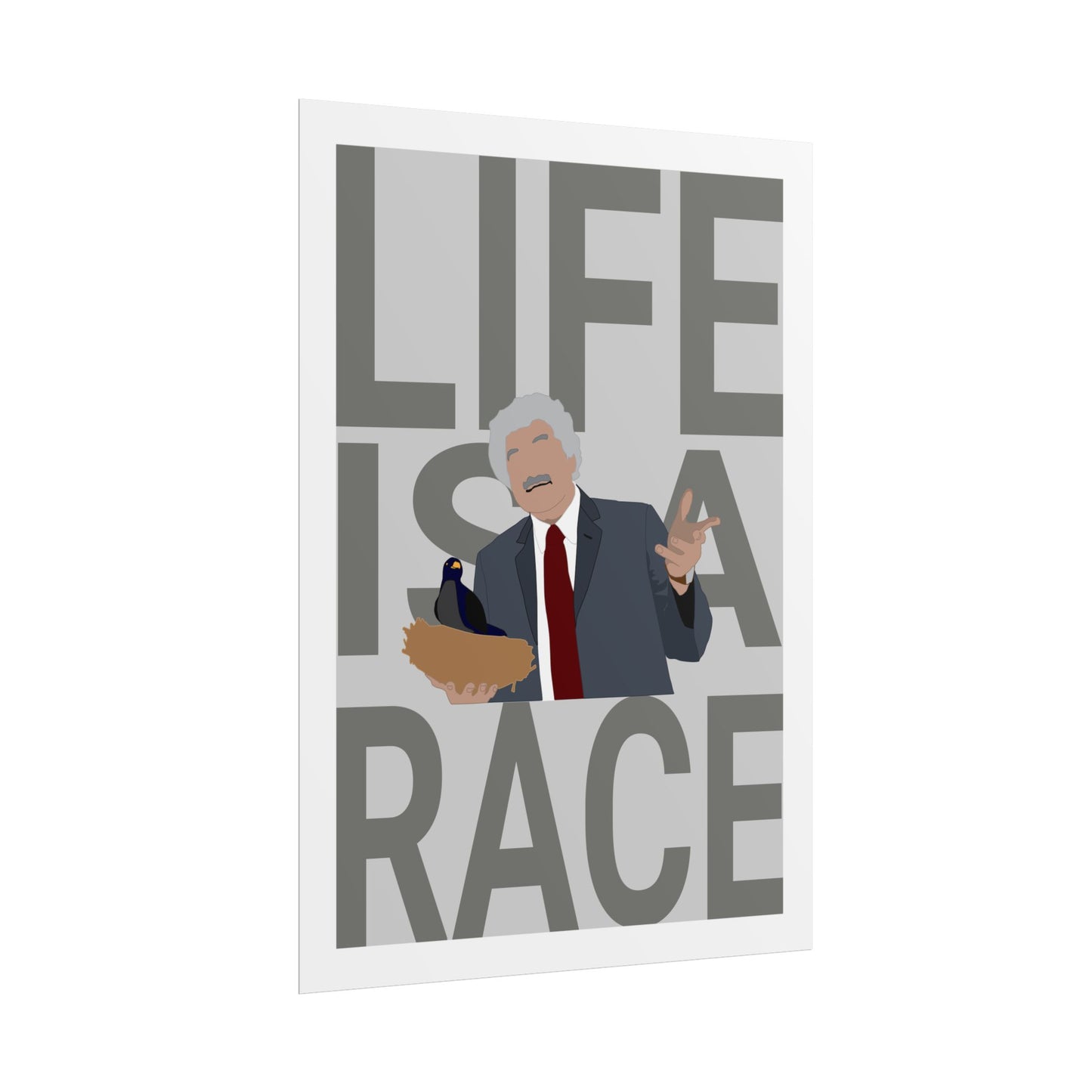 Rolled Posters - Life Is A Race - 3 Idiots