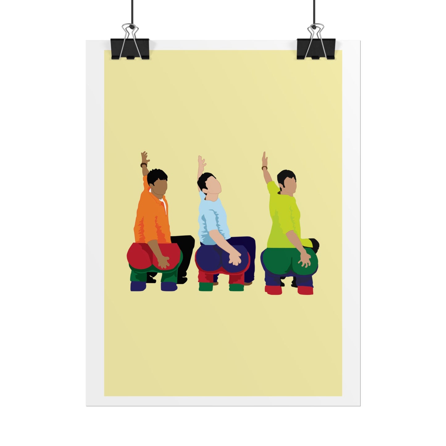 Colorful Motivational Rolled Posters | 3 Idiots | All Is Well