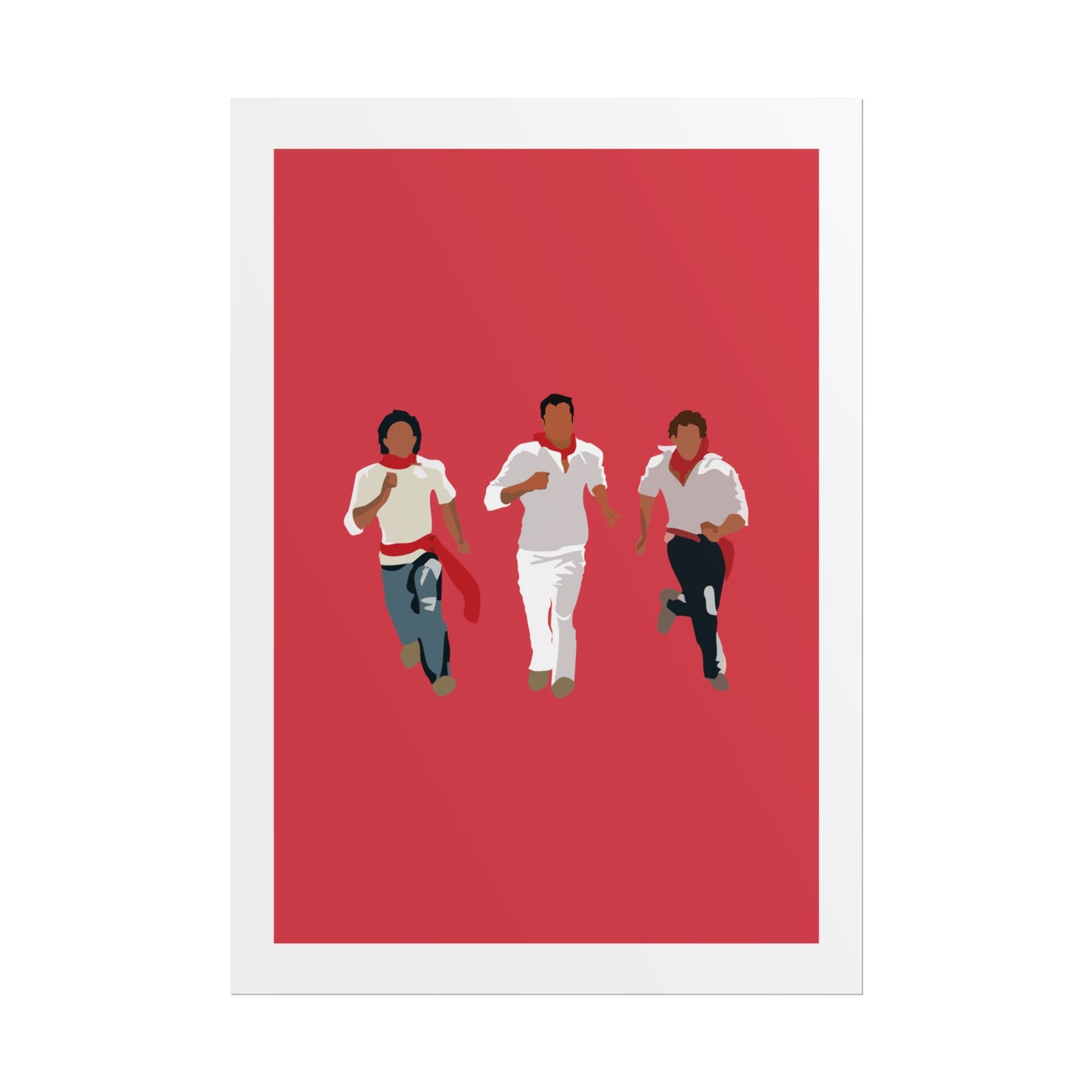 Zindagi Na Milegi Dobara - Rolled Poster - Running Figures Art for Home Decor