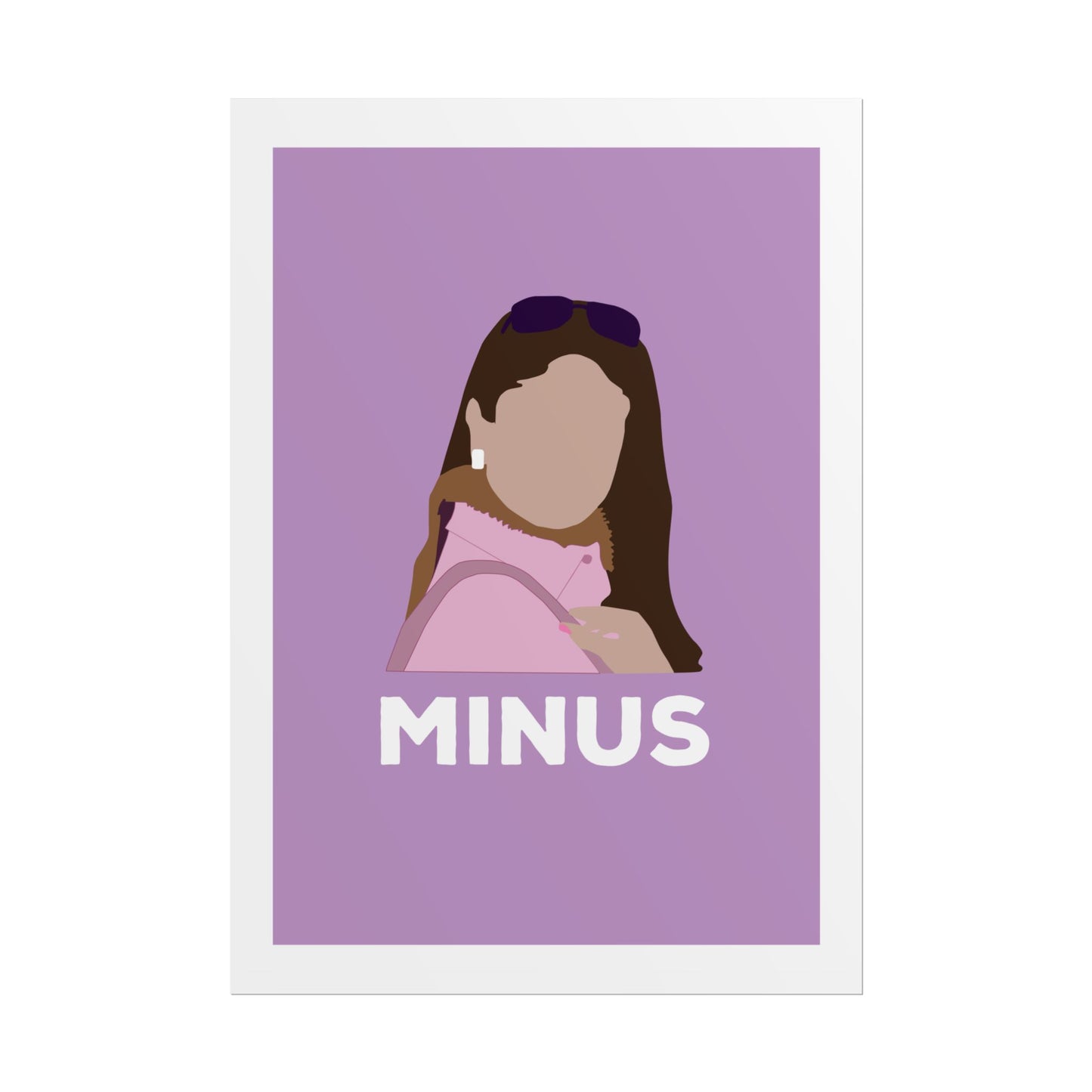 Kabhi Khushi Kabhi Gham - Kareena Kapoor - Chic Minimalist Rolled Poster - "MINUS" Design for Home Decor