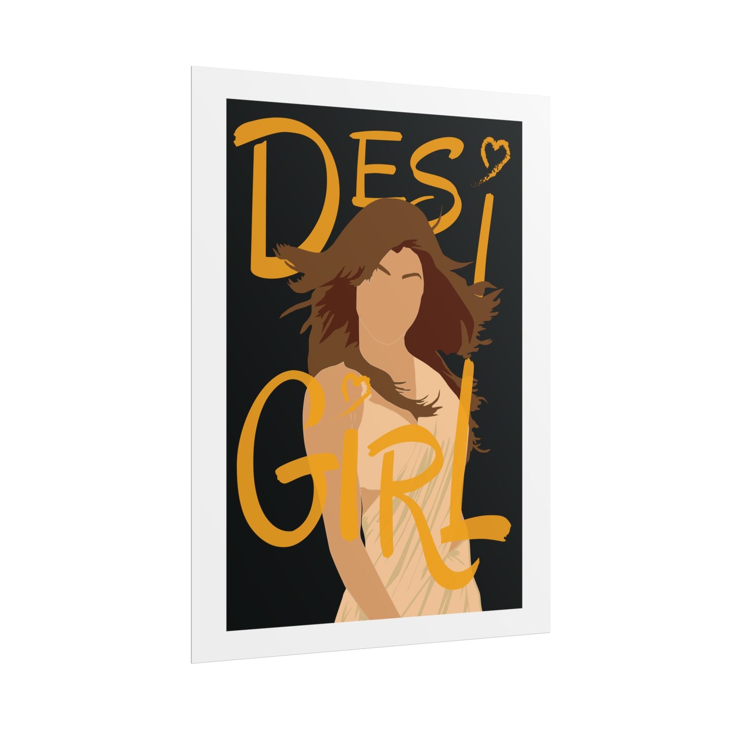Desi Girl - Priyanka Chopra - Rolled Poster | Vibrant Wall Art for Culture Lovers