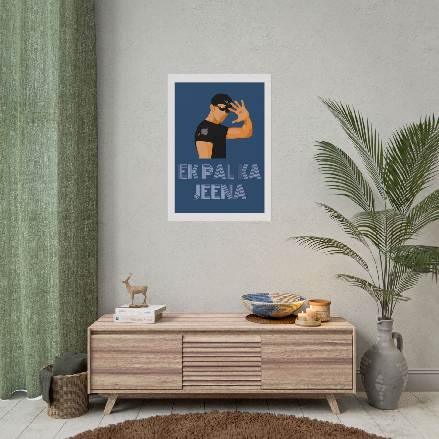 Kaho Na Pyaar Hai - EK PALKA JEENA - Hrithik Roshan - Rolled Poster - Modern Wall Art for Trendsetters