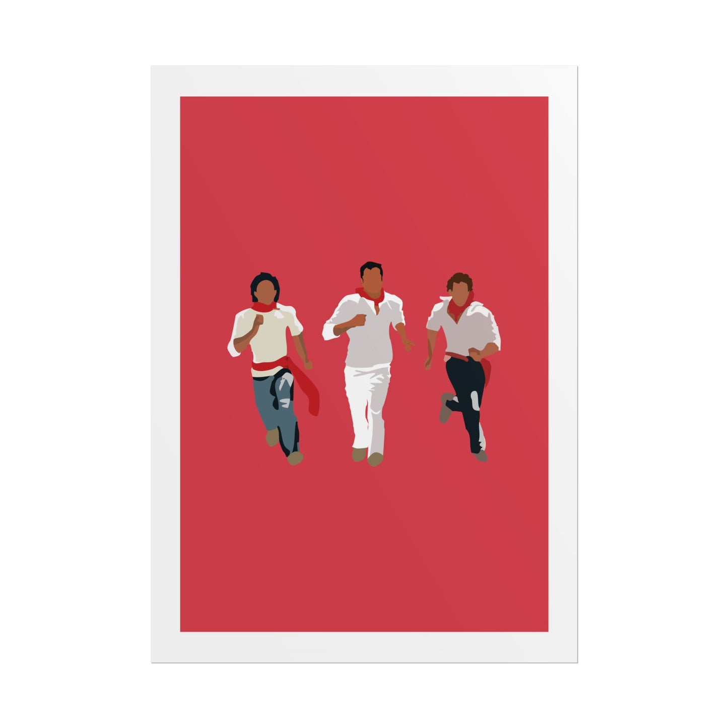 Zindagi Na Milegi Dobara - Rolled Poster - Running Figures Art for Home Decor