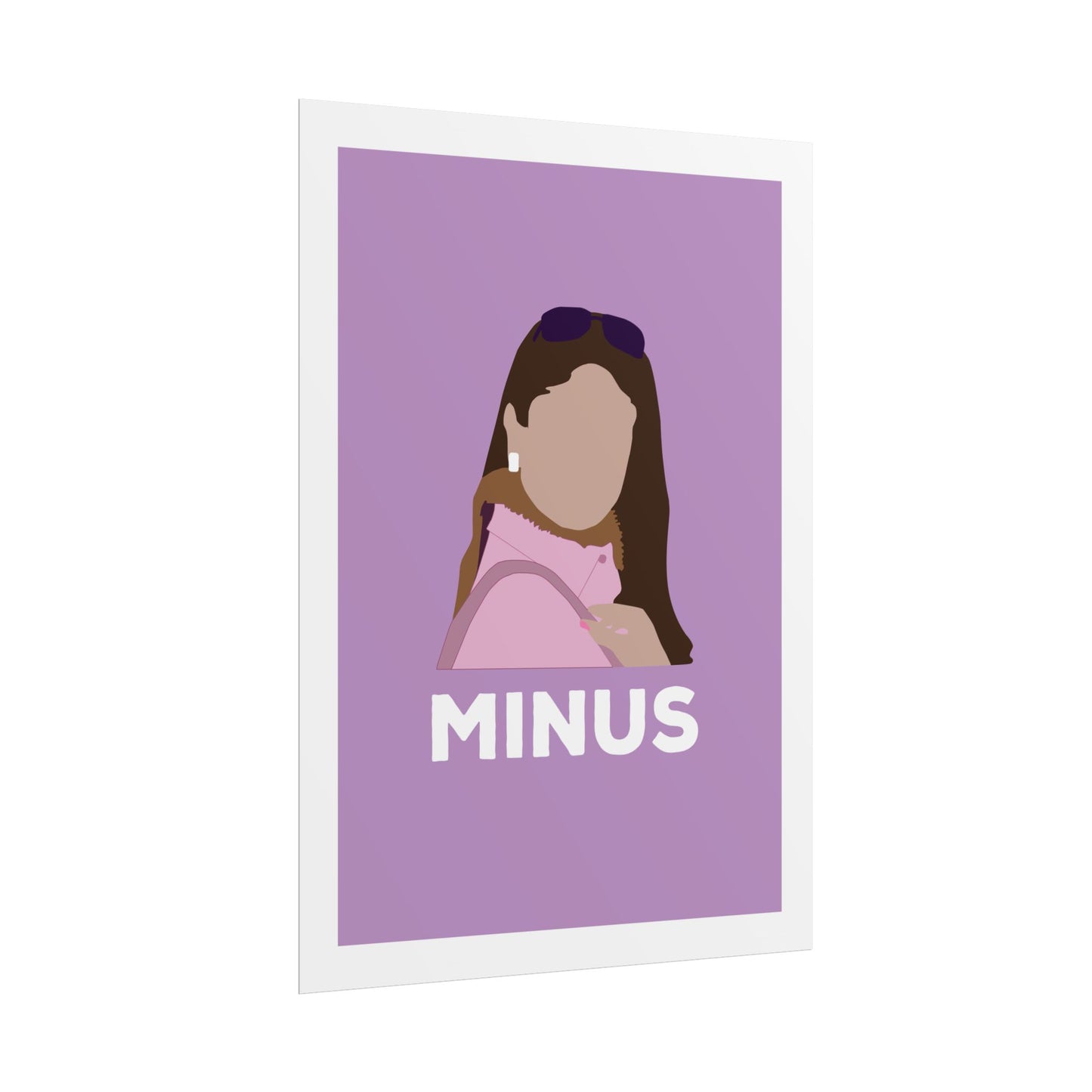 Kabhi Khushi Kabhi Gham - Kareena Kapoor - Chic Minimalist Rolled Poster - "MINUS" Design for Home Decor