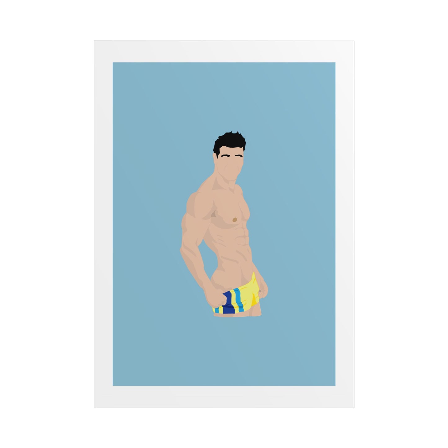 Fitness Art Rolled Poster - Dostana - John Abraham - Motivational Wall Decor for Gym Lovers