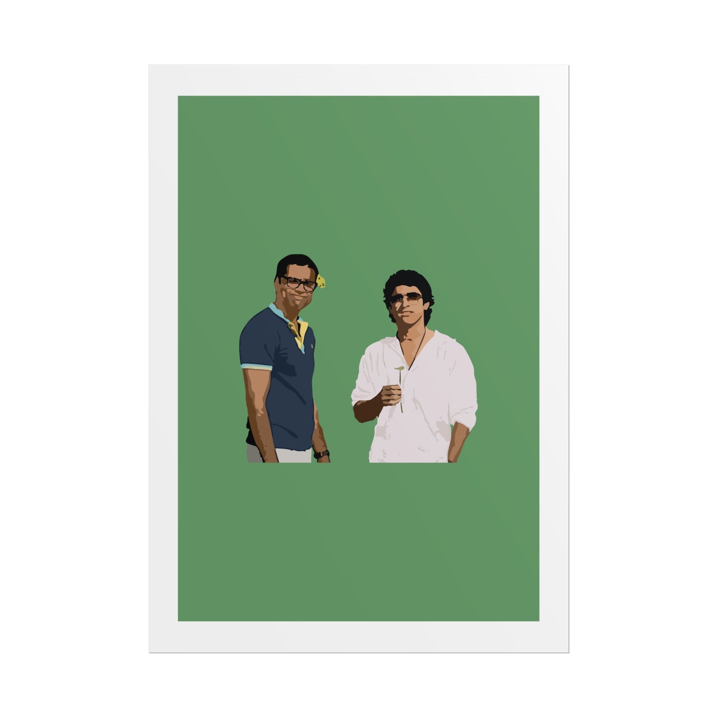 Zindagi Na Milegi Dobara - Vintage-Inspired Rolled Poster - Iconic Duo Art Print