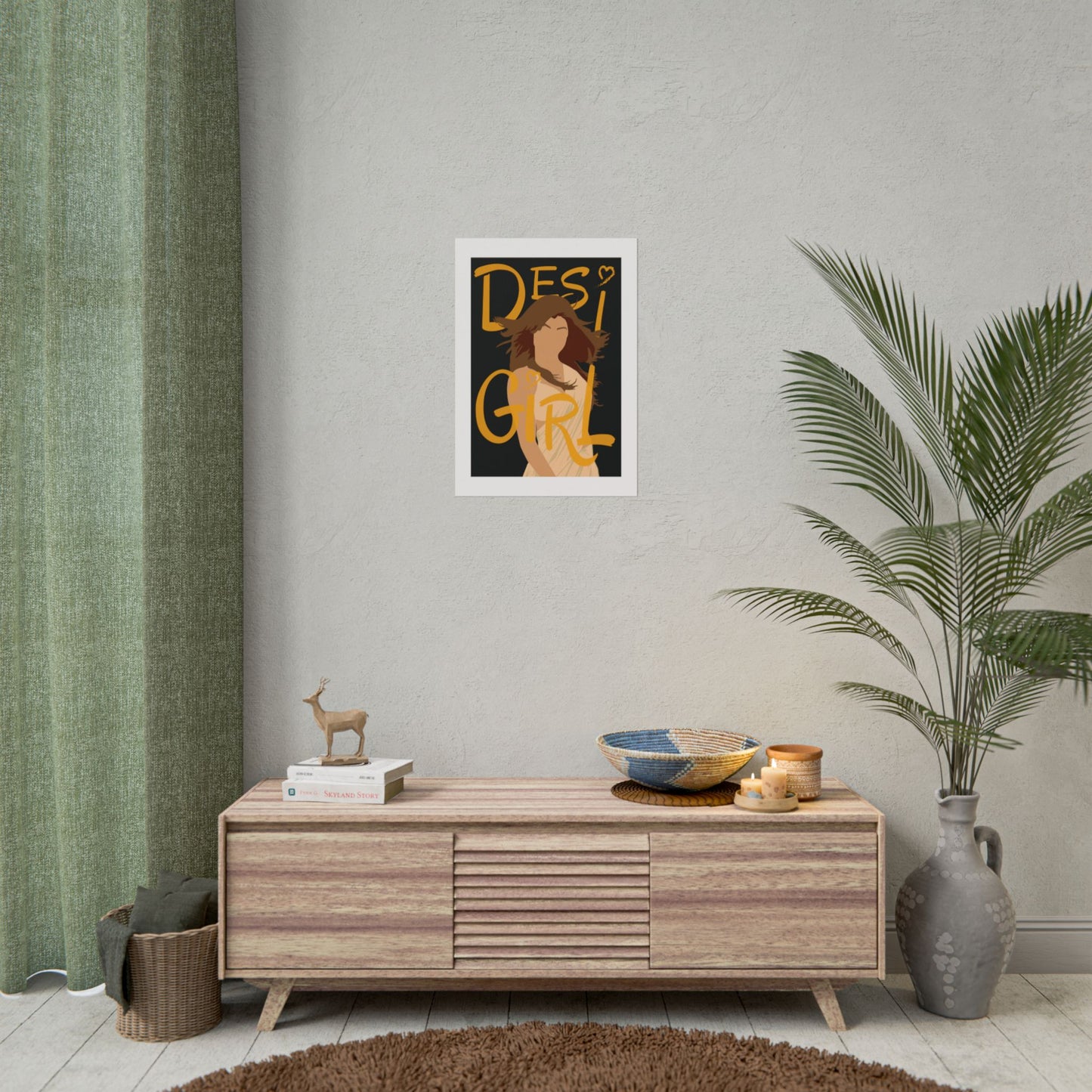 Desi Girl - Priyanka Chopra - Rolled Poster | Vibrant Wall Art for Culture Lovers