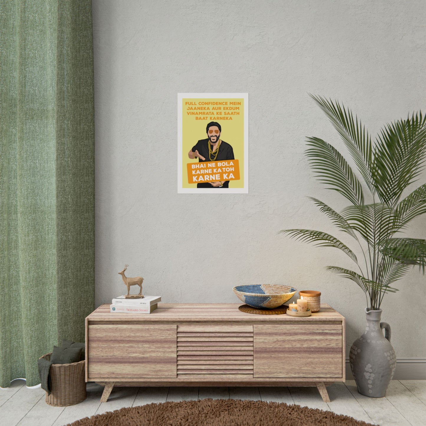 Munna Bhai MBBS - Circuit - Bold Confidence Rolled Poster - Motivational Art for Home & Office