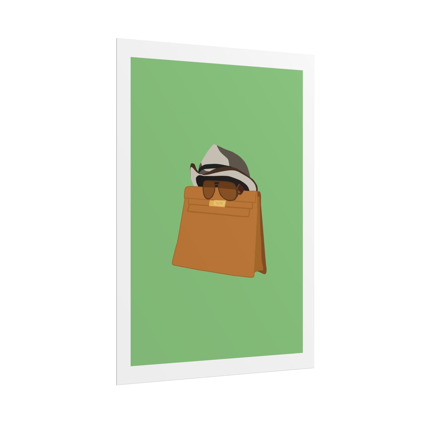 Zindagi Na Milegi Dobara - Bagwati - Stylish Wall Art Poster - Trendy Sunglasses & Hat Design