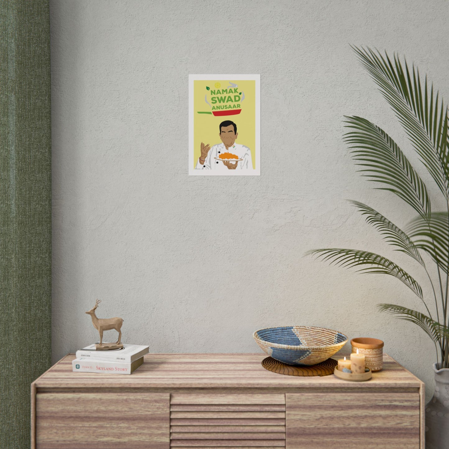 Culinary - Sanjeev Kapoor - Rolled Posters - 'Namak Swad Anusaar' Chef Art