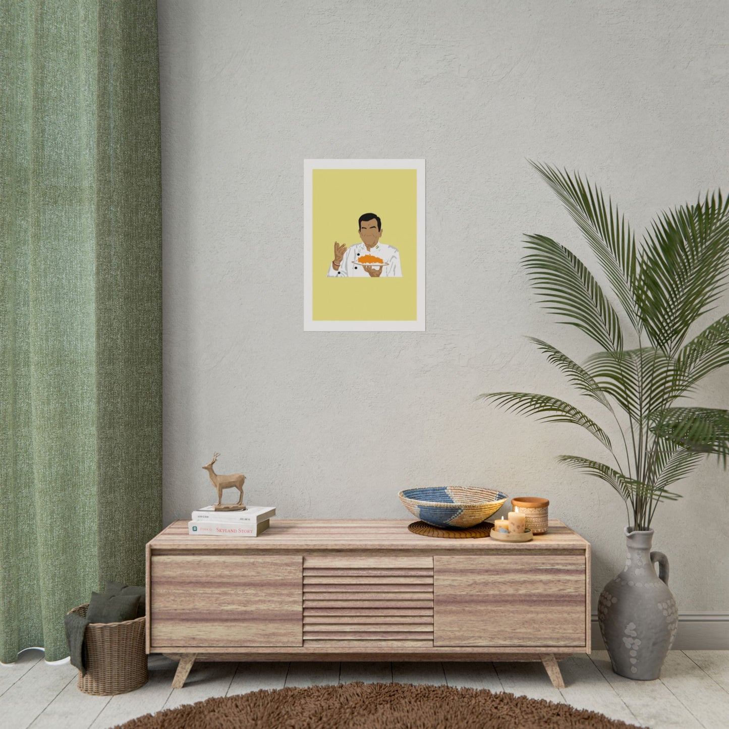 Sanjeev Kapoor - Chef Rolled Poster - Perfect Kitchen Wall Art for Foodies and Culinary Enthusiasts