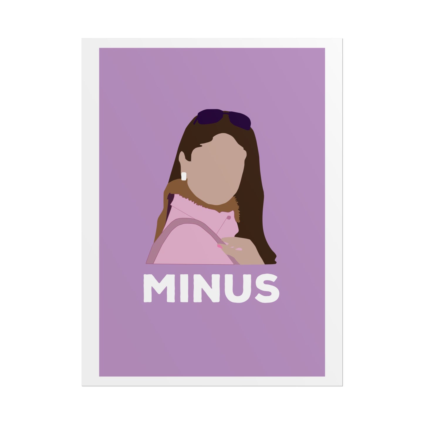 Kabhi Khushi Kabhi Gham - Kareena Kapoor - Chic Minimalist Rolled Poster - "MINUS" Design for Home Decor