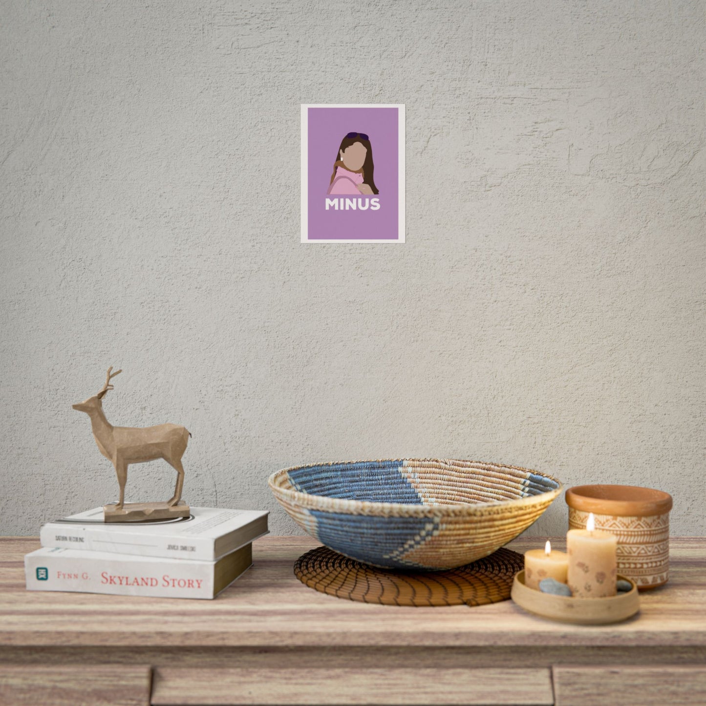 Kabhi Khushi Kabhi Gham - Kareena Kapoor - Chic Minimalist Rolled Poster - "MINUS" Design for Home Decor