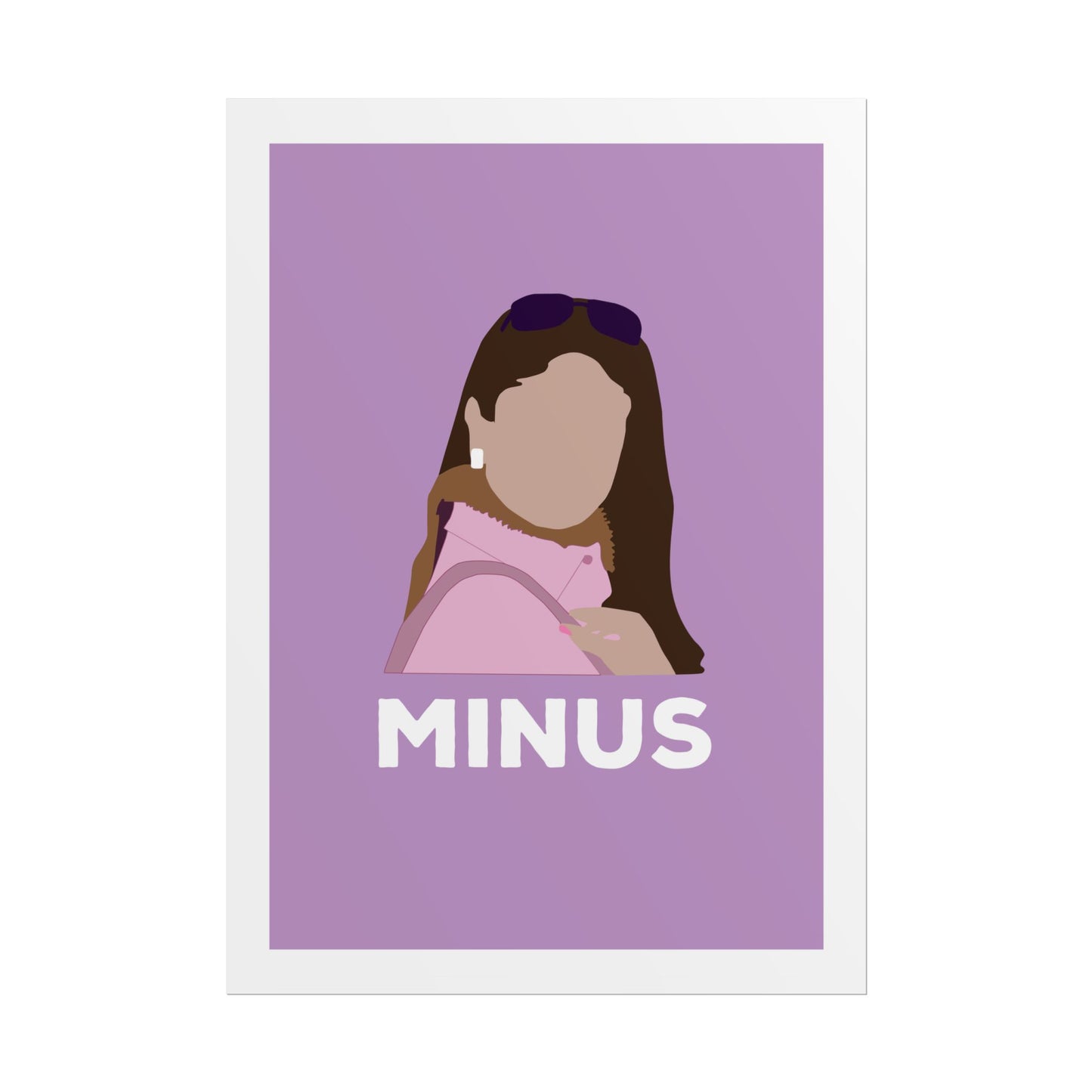Kabhi Khushi Kabhi Gham - Kareena Kapoor - Chic Minimalist Rolled Poster - "MINUS" Design for Home Decor