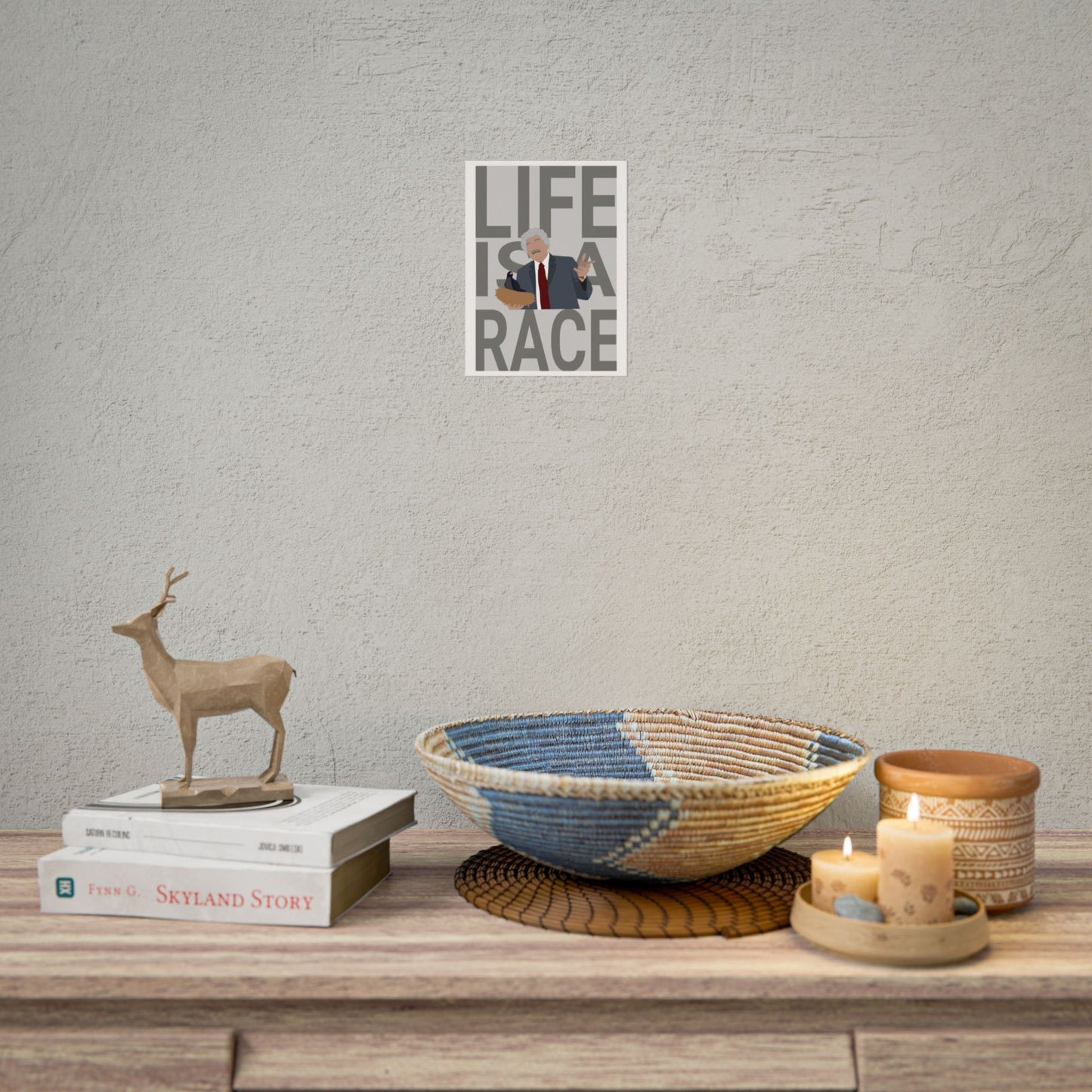 Rolled Posters - Life Is A Race - 3 Idiots