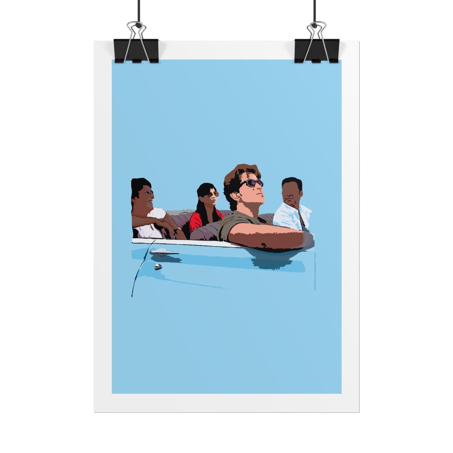 Zindagi Na Milegi Dobara - Retro Road Trip Rolled Poster - Vintage Vibes for Home Decor