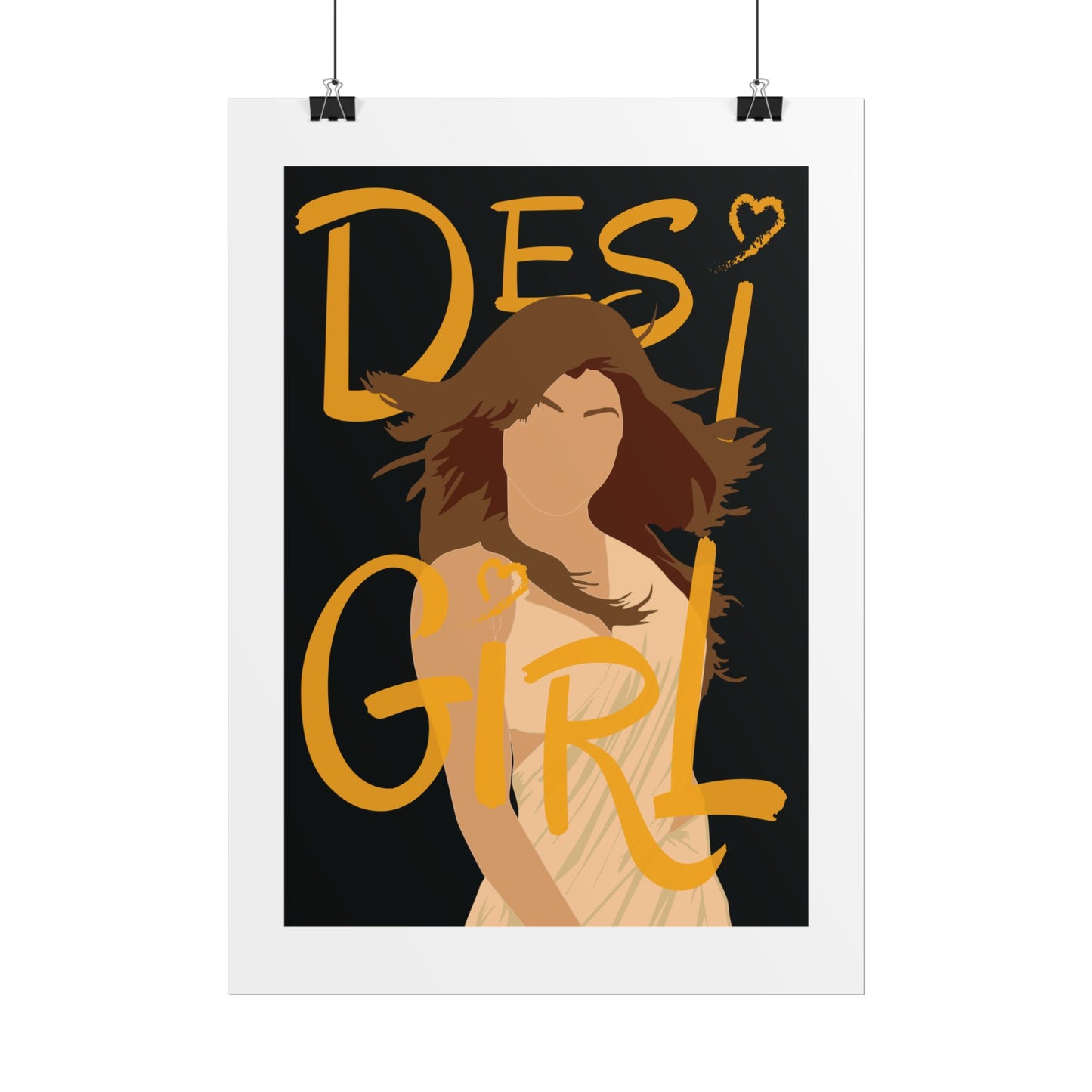Desi Girl - Priyanka Chopra - Rolled Poster | Vibrant Wall Art for Culture Lovers