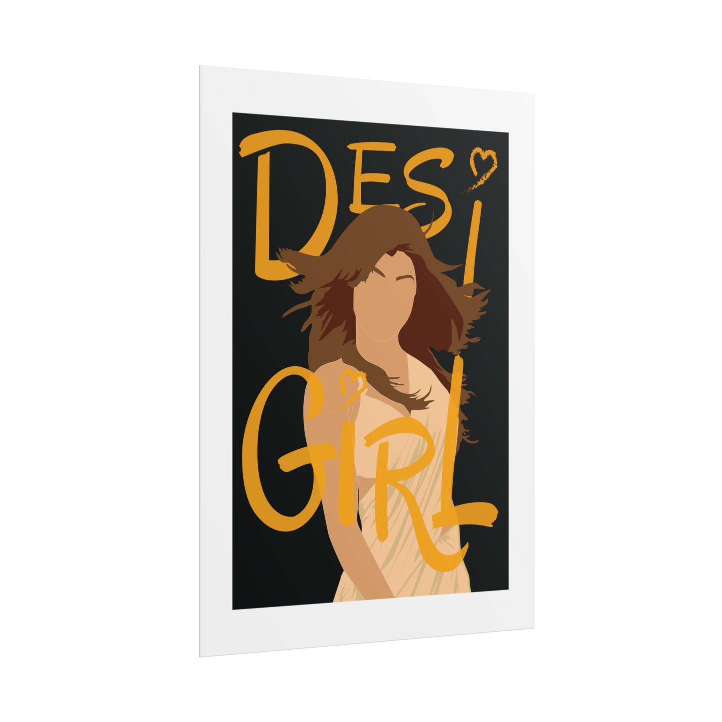 Desi Girl - Priyanka Chopra - Rolled Poster | Vibrant Wall Art for Culture Lovers