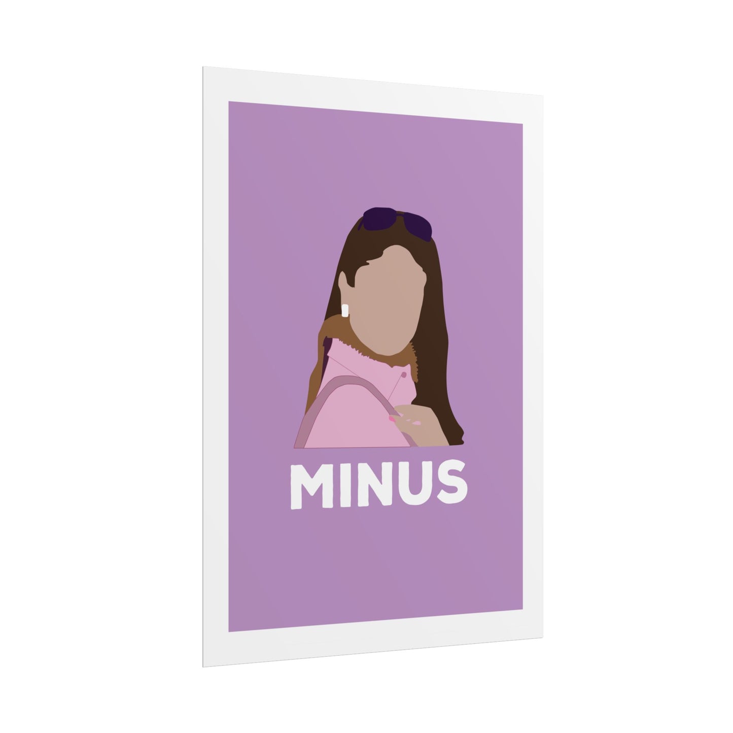 Kabhi Khushi Kabhi Gham - Kareena Kapoor - Chic Minimalist Rolled Poster - "MINUS" Design for Home Decor