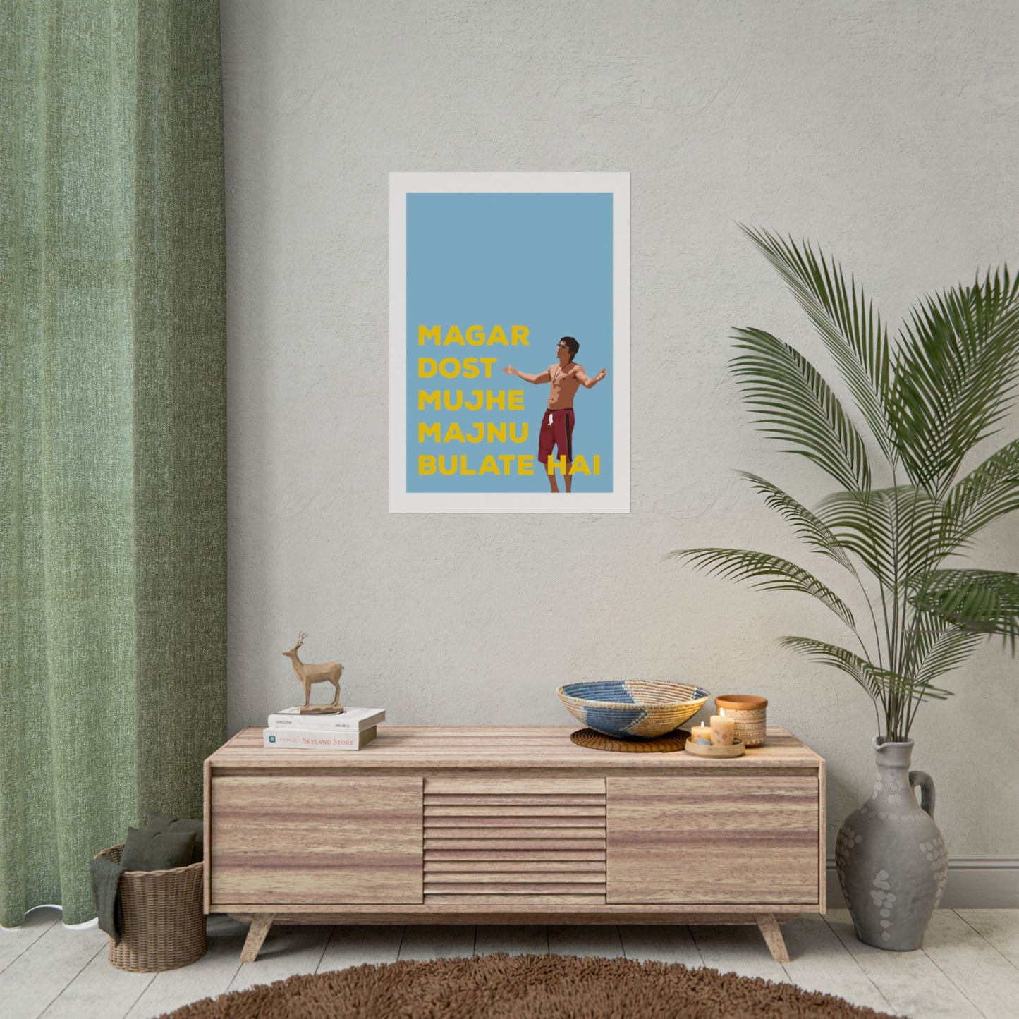 Inspirational Rolled Poster - Zindagi Na Milegi Dobara - 'Dost Majnu Bulate Hai'
