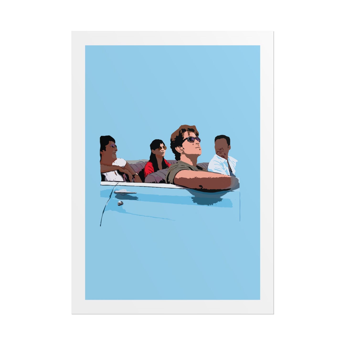 Zindagi Na Milegi Dobara - Retro Road Trip Rolled Poster - Vintage Vibes for Home Decor