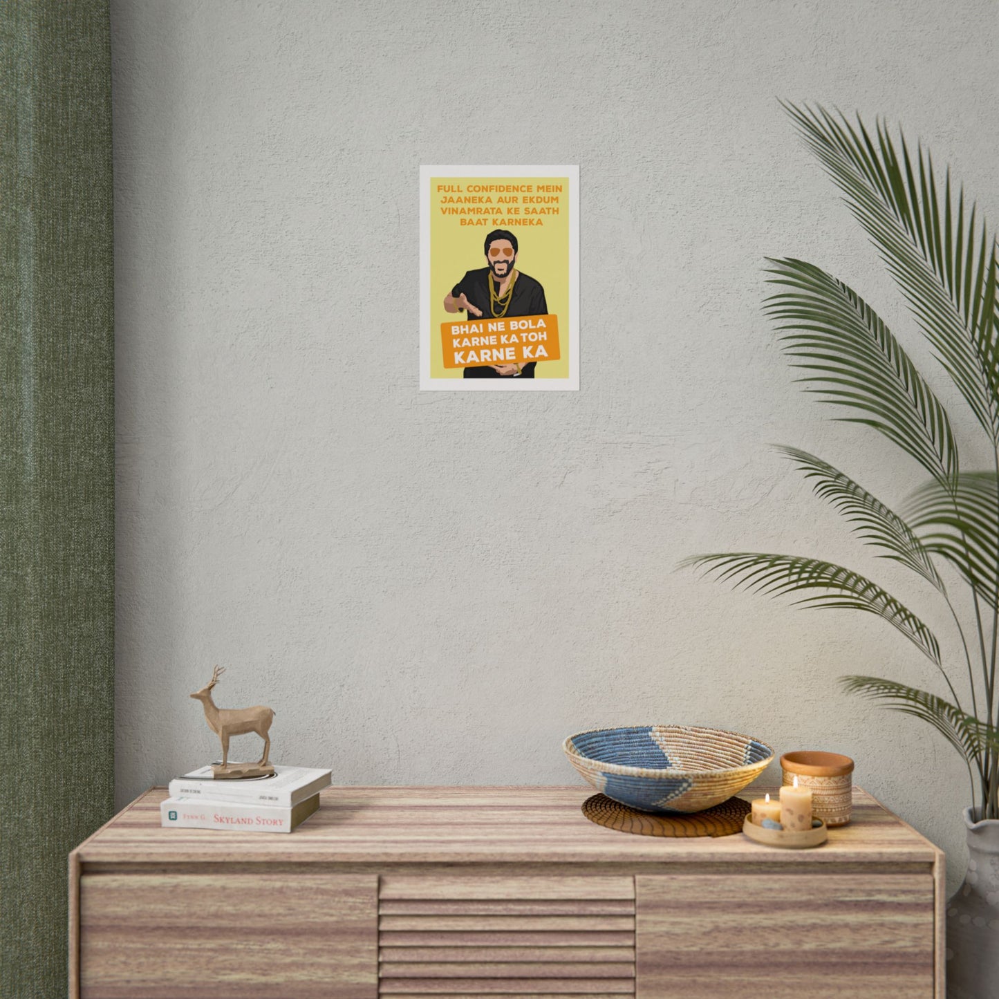 Munna Bhai MBBS - Circuit - Bold Confidence Rolled Poster - Motivational Art for Home & Office