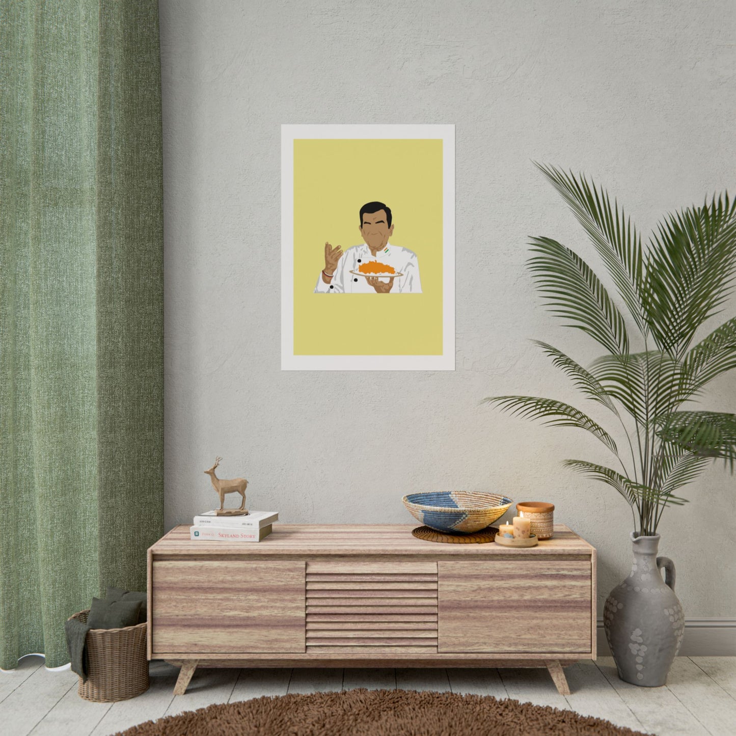 Sanjeev Kapoor - Chef Rolled Poster - Perfect Kitchen Wall Art for Foodies and Culinary Enthusiasts