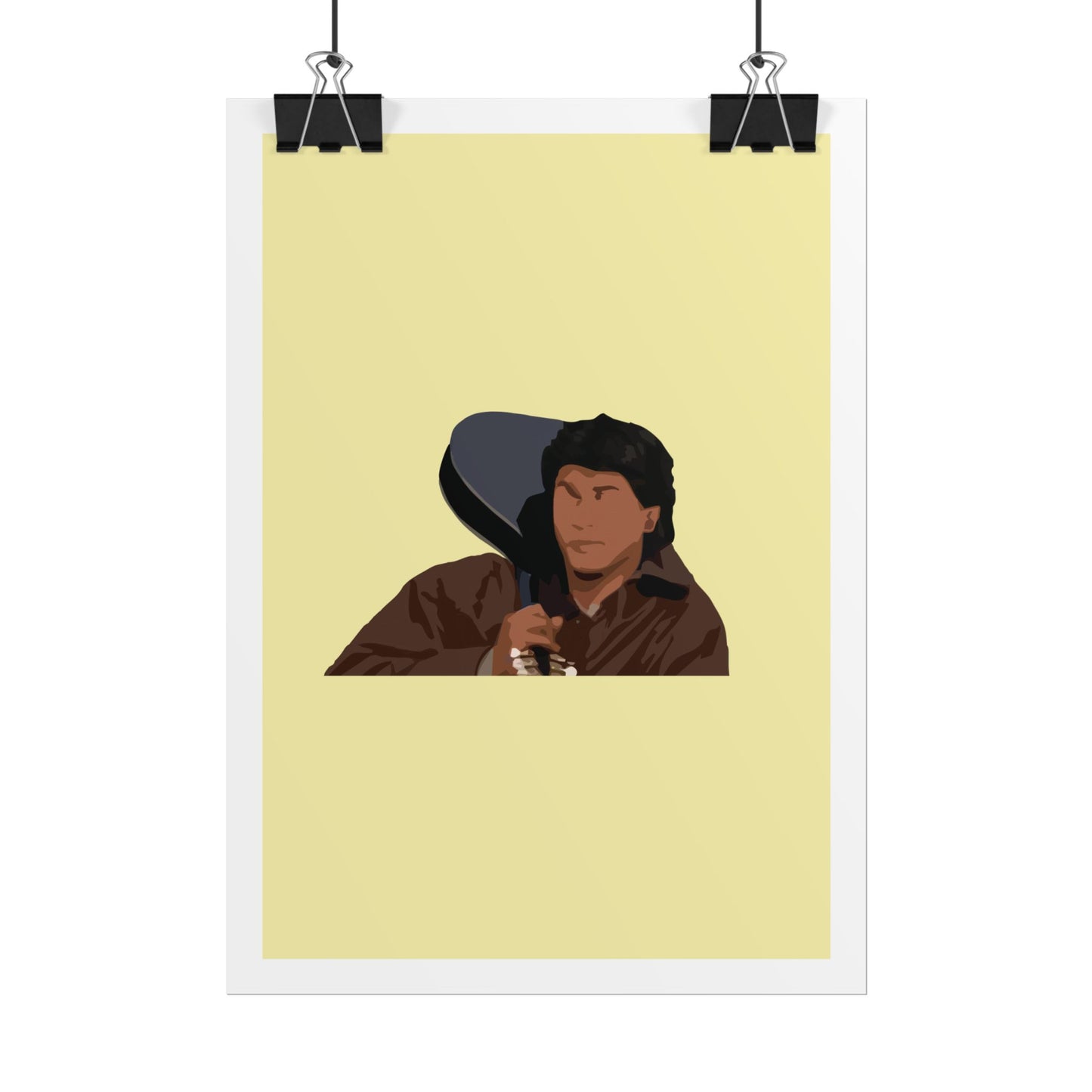 Rolled Poster - Vintage Art Print - Shah Rukh Khan - Dilwale Dulhania Le Jayenge