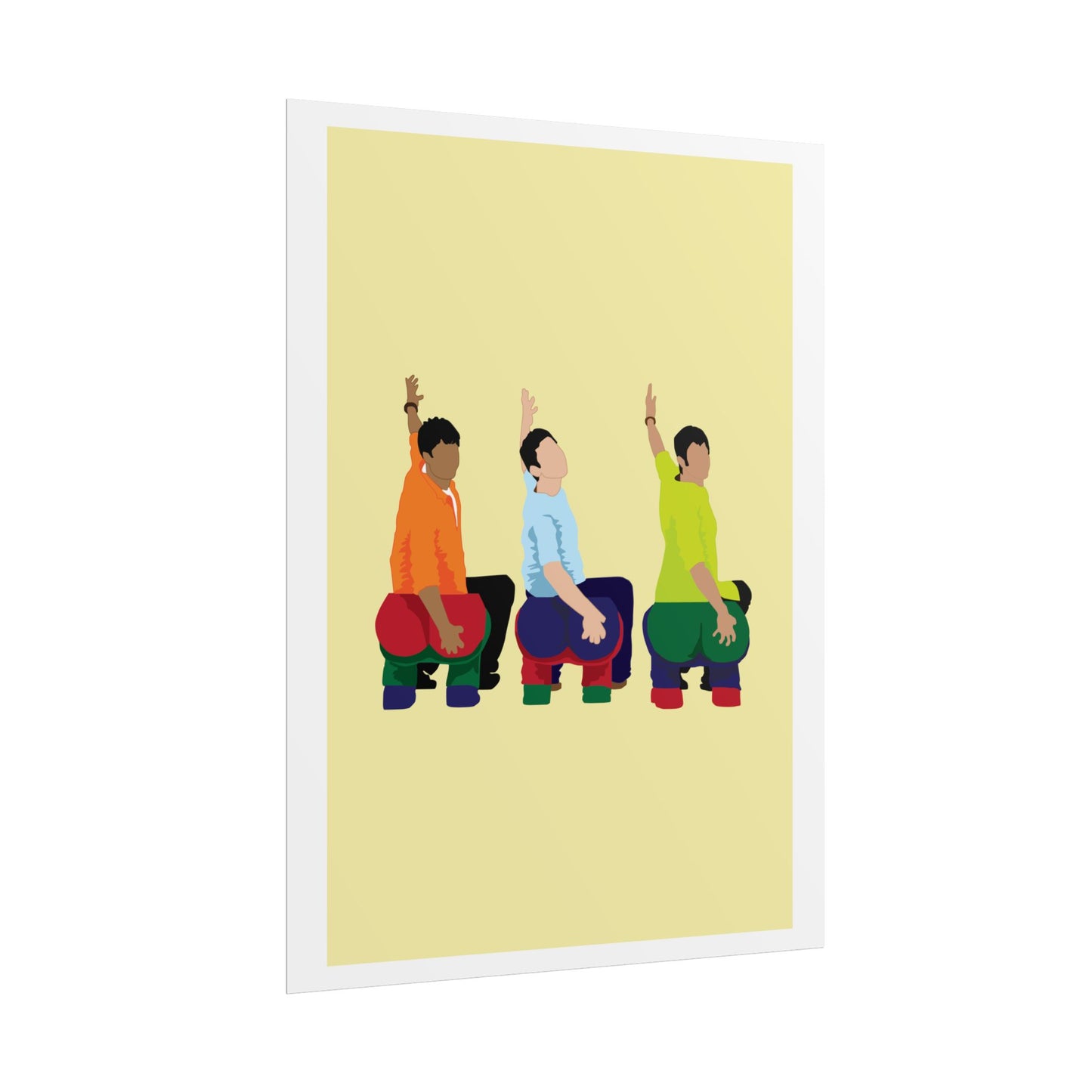 Colorful Motivational Rolled Posters | 3 Idiots | All Is Well