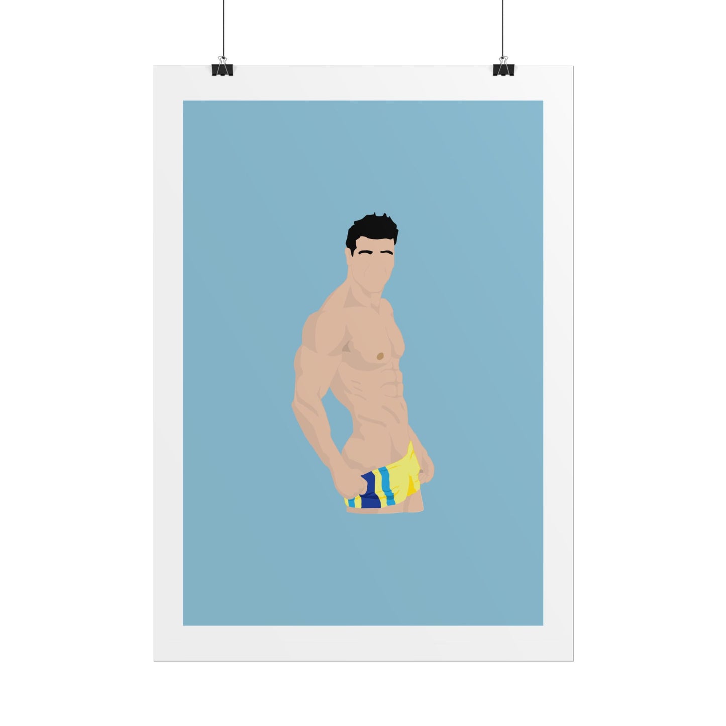 Fitness Art Rolled Poster - Dostana - John Abraham - Motivational Wall Decor for Gym Lovers